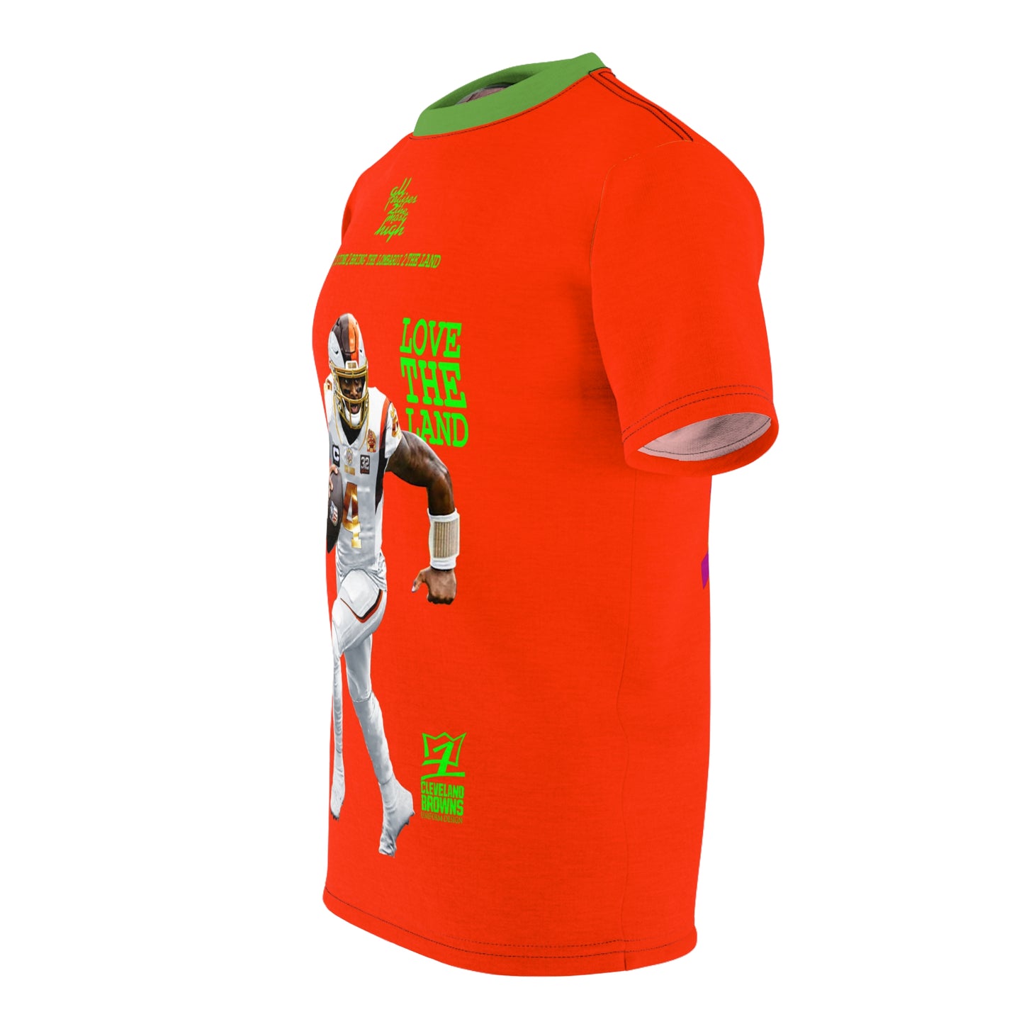 UNO LOVETHELAND LOVEDABROWNS Unisex Cut & Sew Tee (AOP)