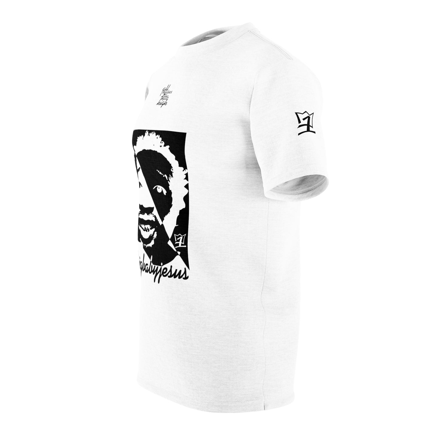 UNO LOVEBLACKLIVES BIGBABYJESUS Unisex Cut & Sew Tee (AOP)