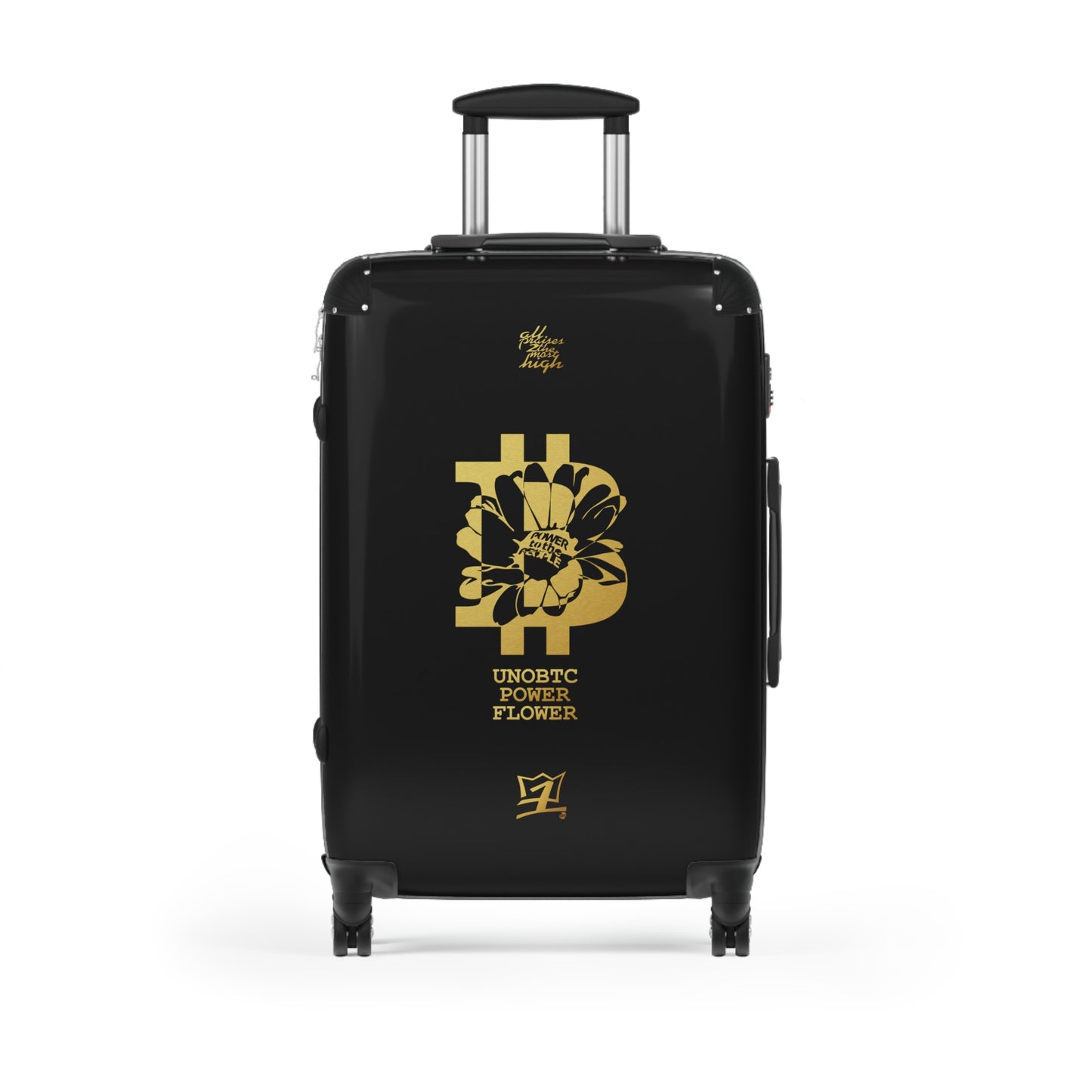 UNOBTCPOWERFLOWER Suitcases