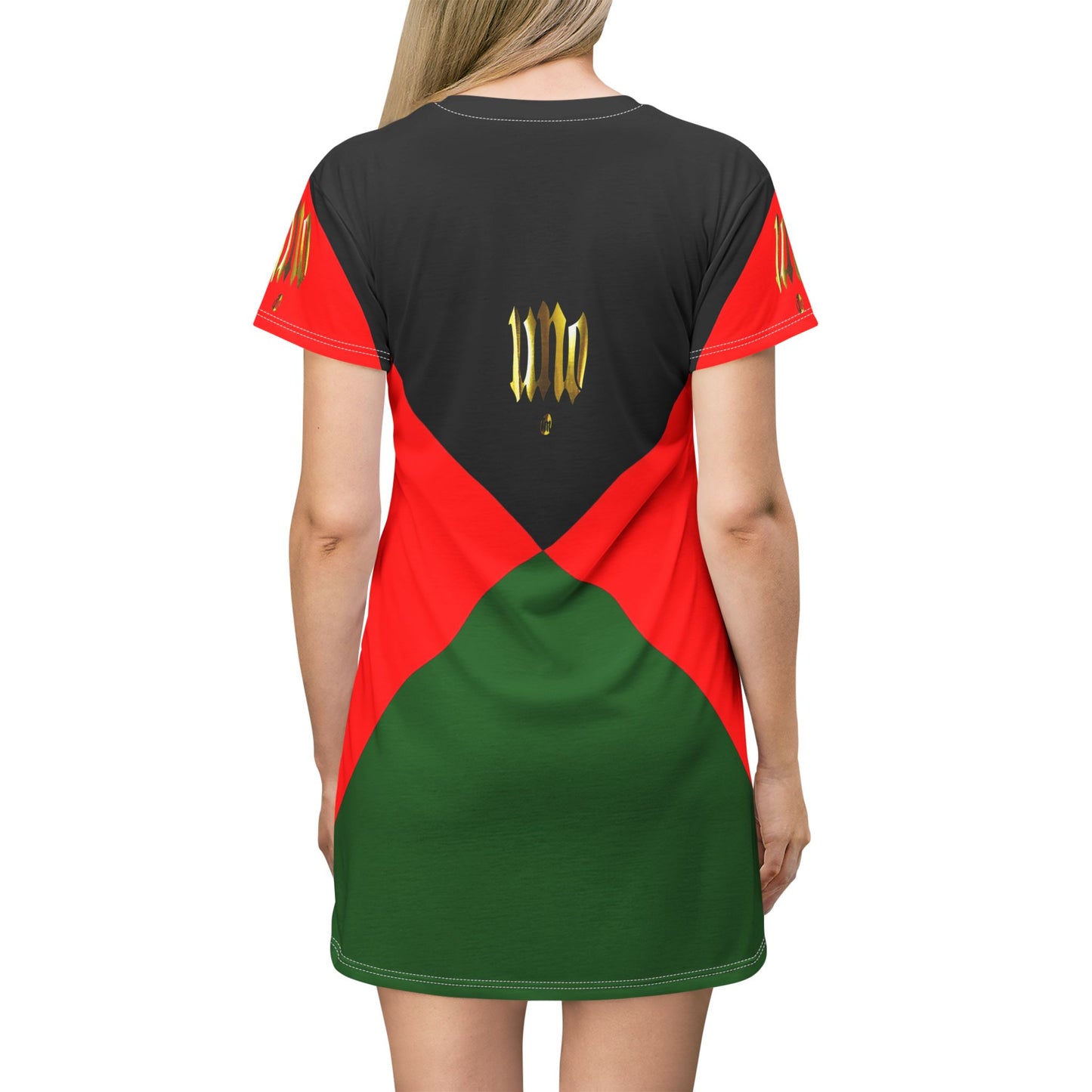UNO LOVEBLACKLIVES All Over Print T-Shirt Dress