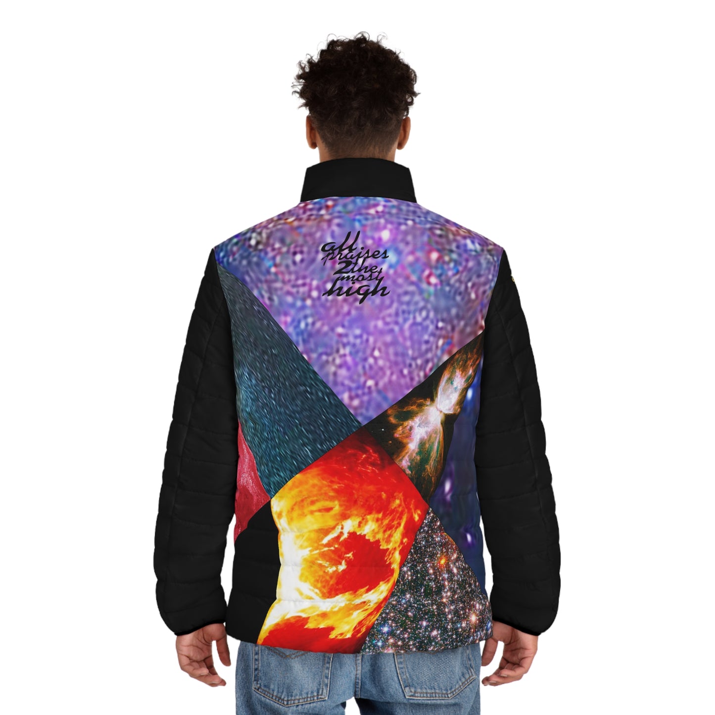 UNO ALLPRAISES III Men's Puffer Jacket (AOP)