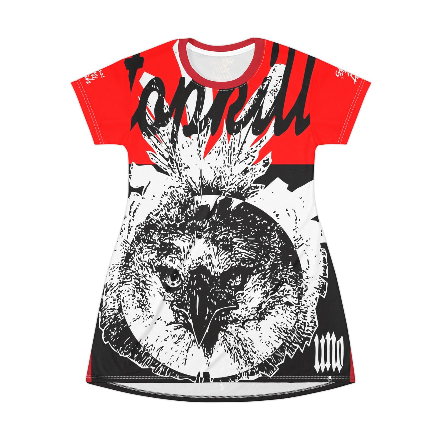 UNO LOVEHARPY STOPKILL'N All Over Print T-Shirt Dress