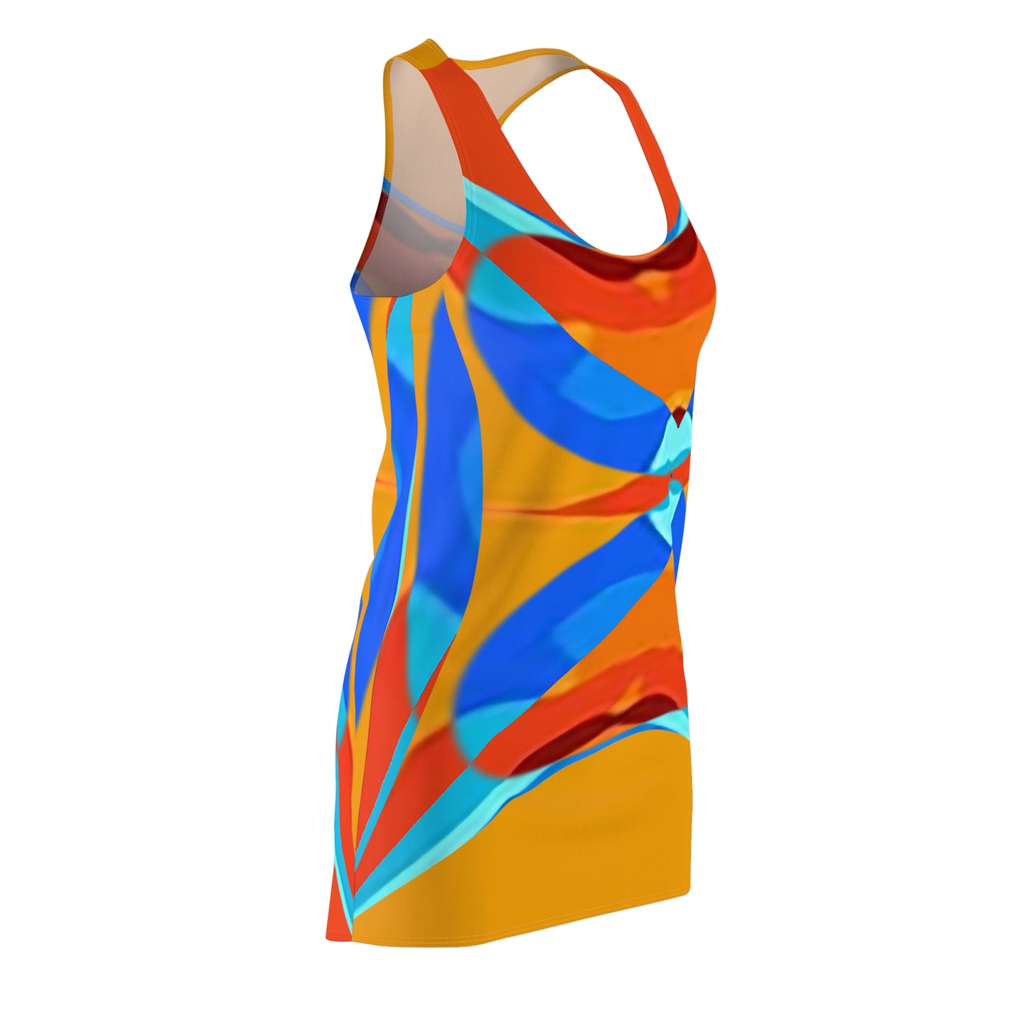 UNO ABSTRACTS Women's Cut & Sew Racerback Dress (AOP)