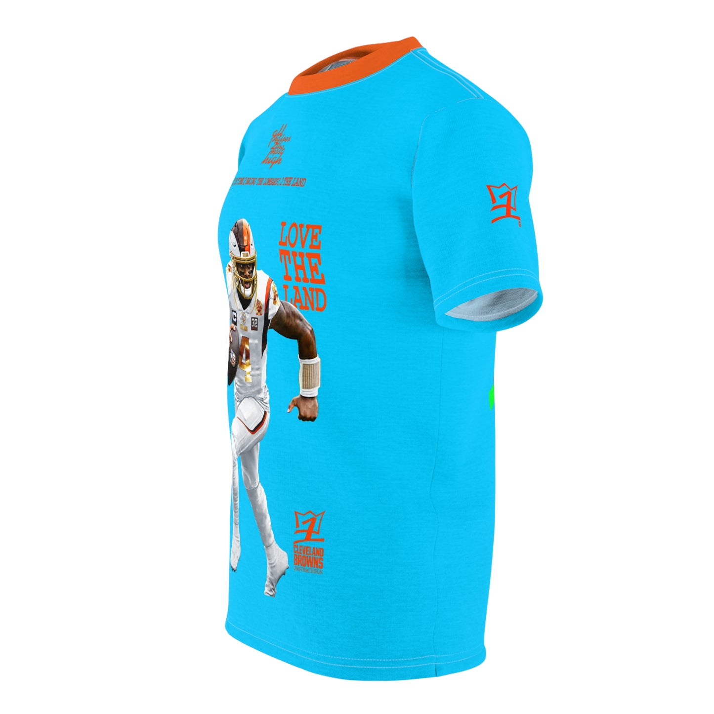 UNO LOVETHELAND LOVEDABROWNS Unisex Cut & Sew Tee (AOP)