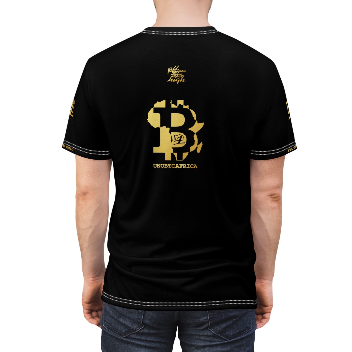 UNOBTCAFRICA Unisex AOP Cut & Sew Tee