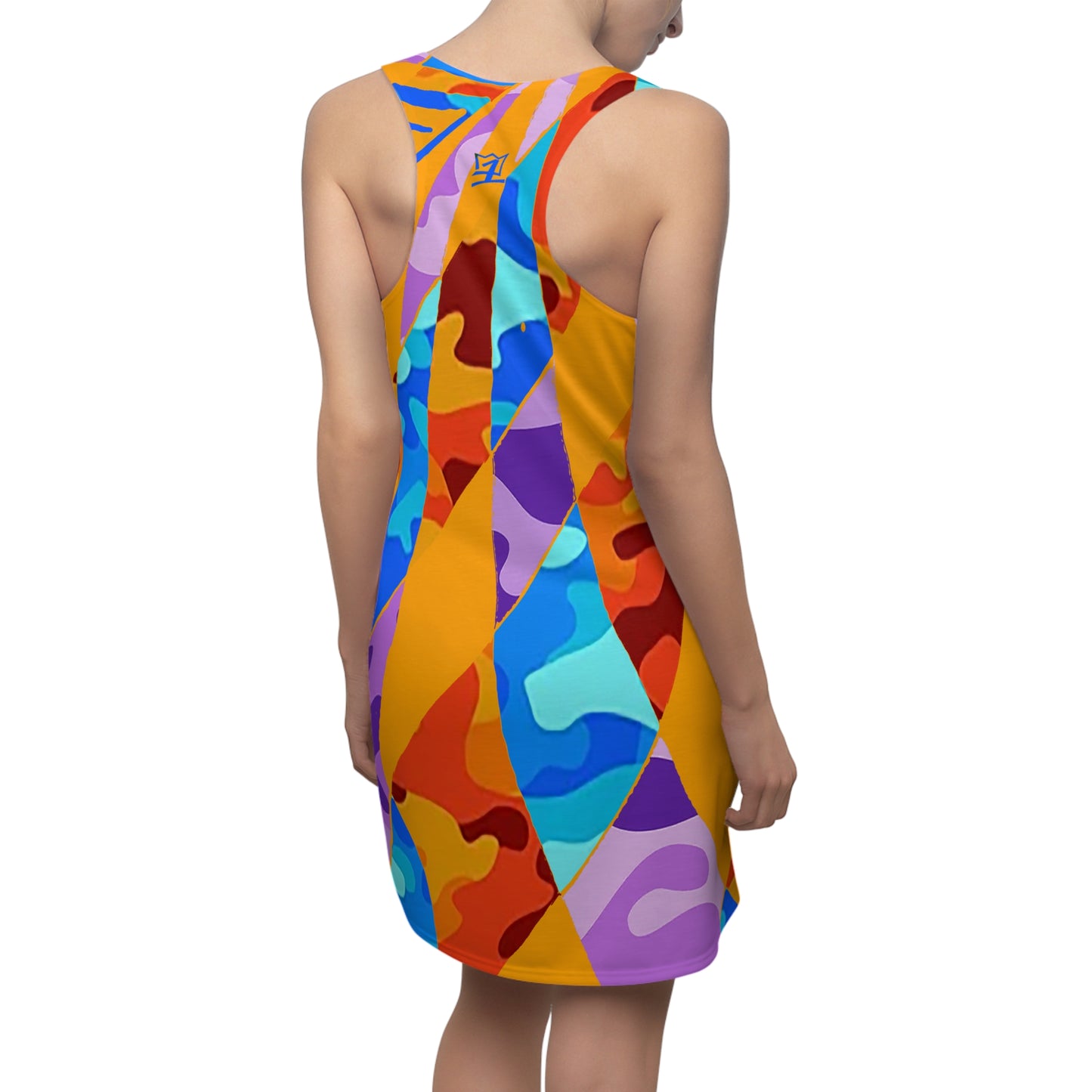 UNO ABSTRACTS Women's Cut & Sew Racerback Dress (AOP)
