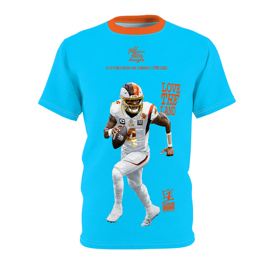 UNO LOVETHELAND LOVEDABROWNS Unisex Cut & Sew Tee (AOP)