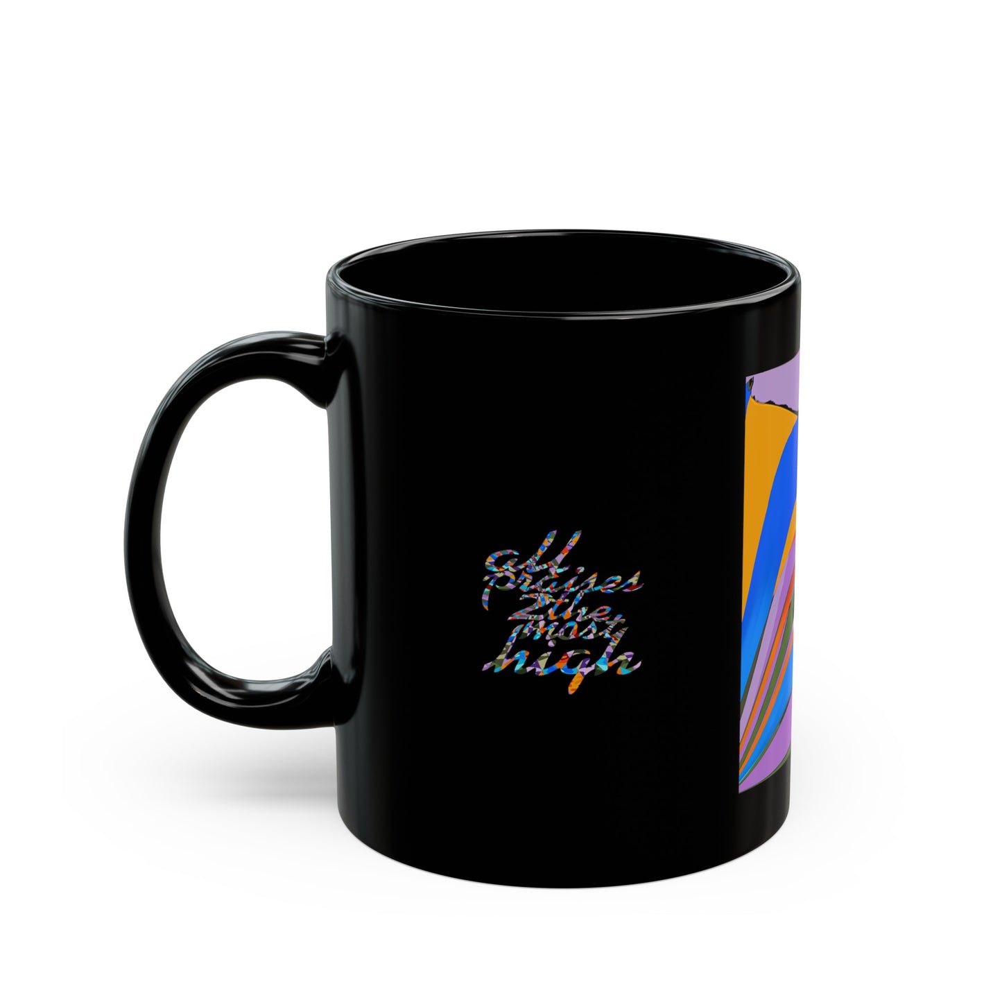 UNO ABSTRACT Black Mug (11oz, 15oz)