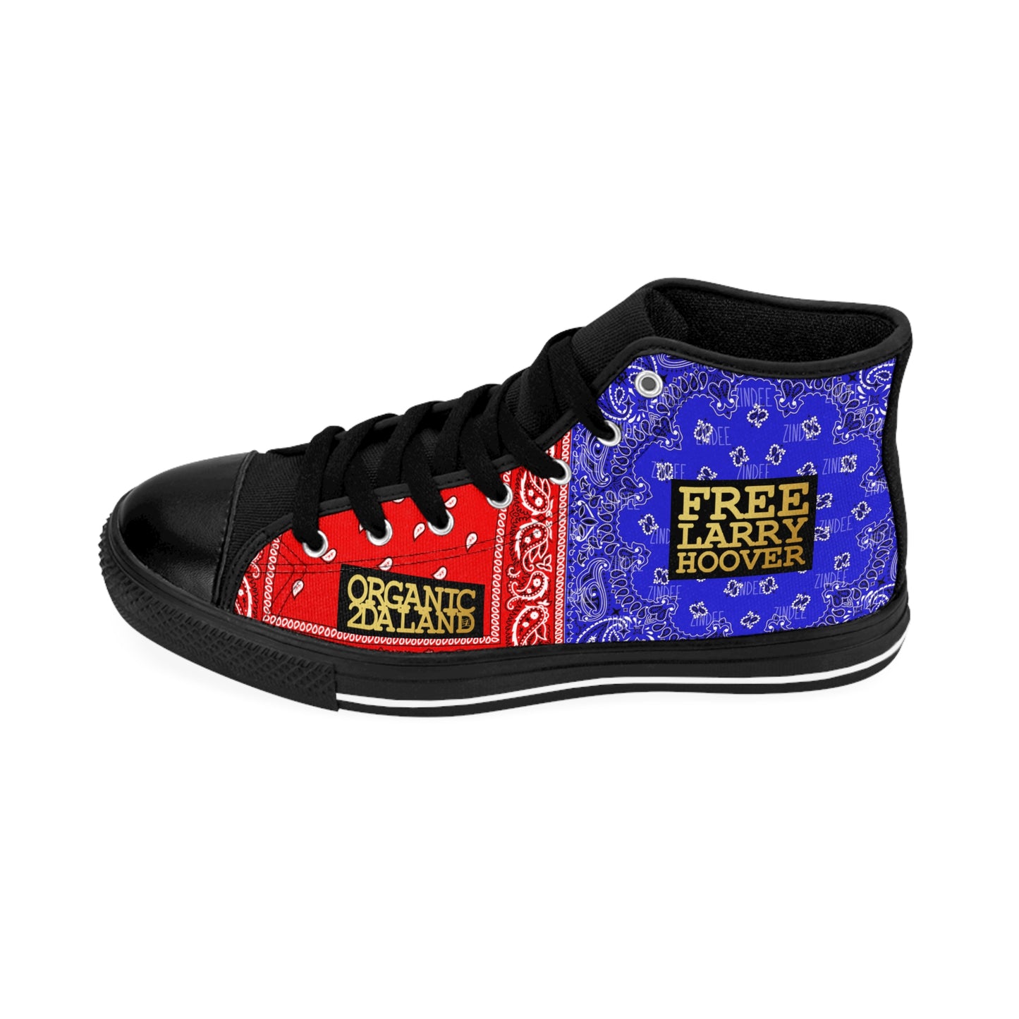 UNO ORGAANIC TRIBE=GANG FREE LARRY HOOVERMen's Classic Sneakers