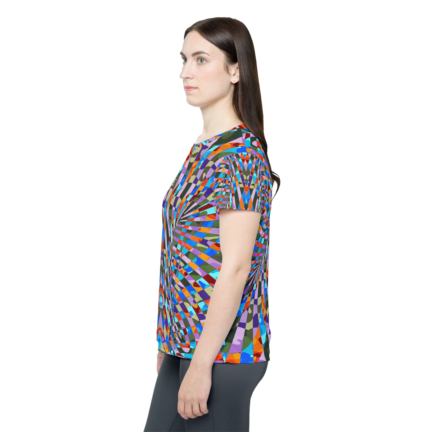 UNO ABSTRACTS Women's Sports Jersey (AOP)