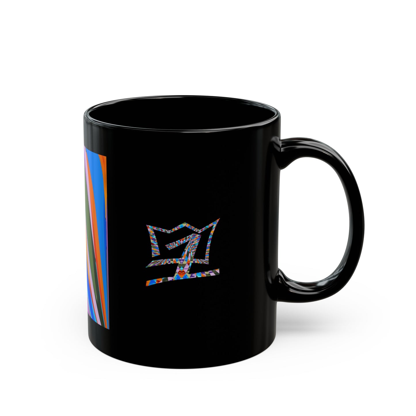 UNO ABSTRACT Black Mug (11oz, 15oz)
