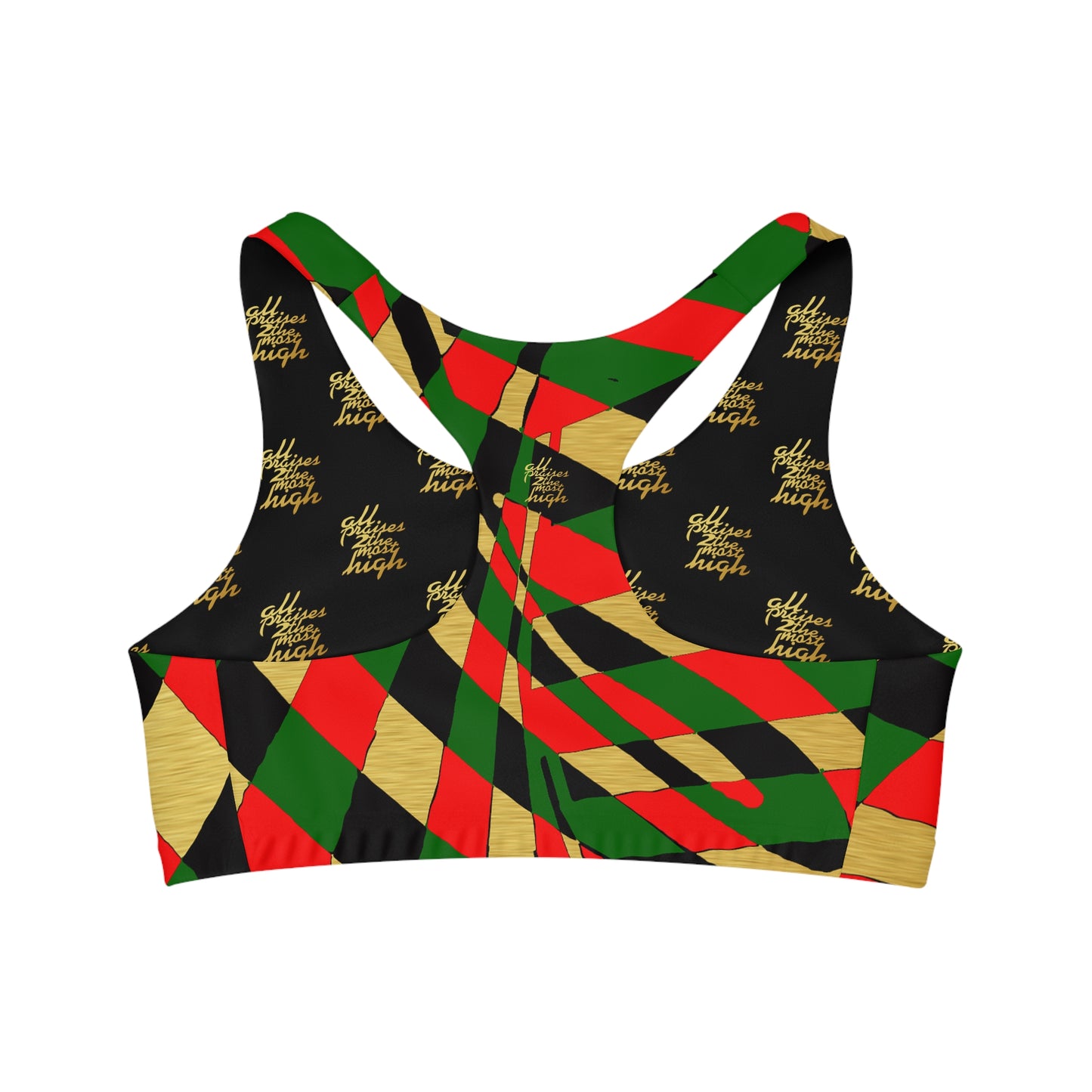 UNO ABSTRACTS Seamless Sports Bra (AOP)