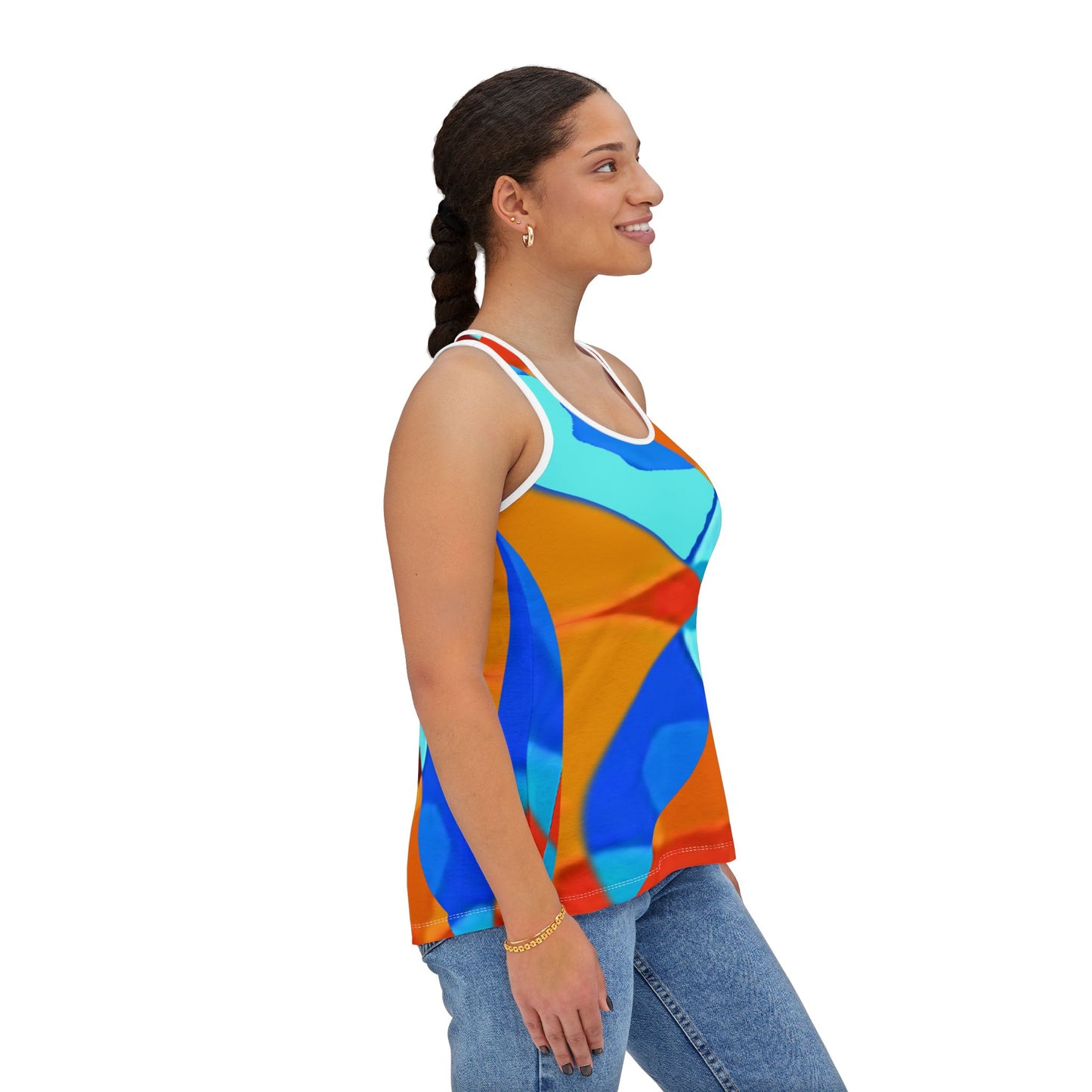 UNO ABSTRACT Women's Tank Top (AOP)