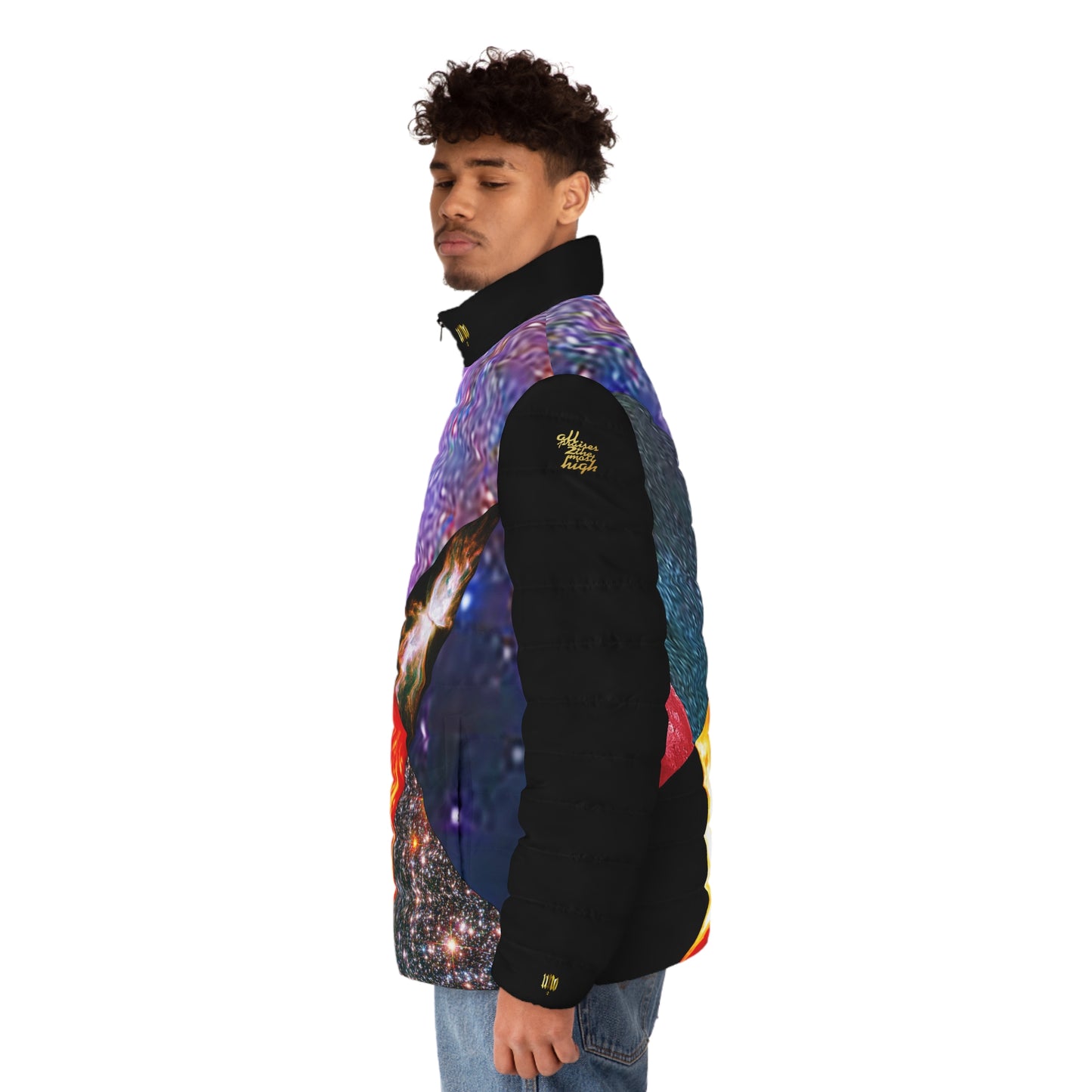 UNO ALLPRAISES III Men's Puffer Jacket (AOP)