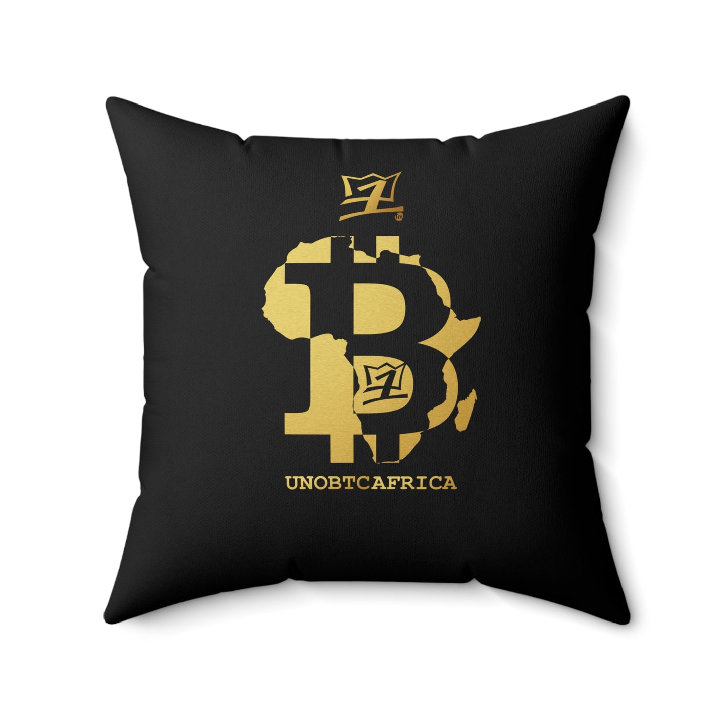 UNOBTCAFRICA Faux Suede Square Pillow