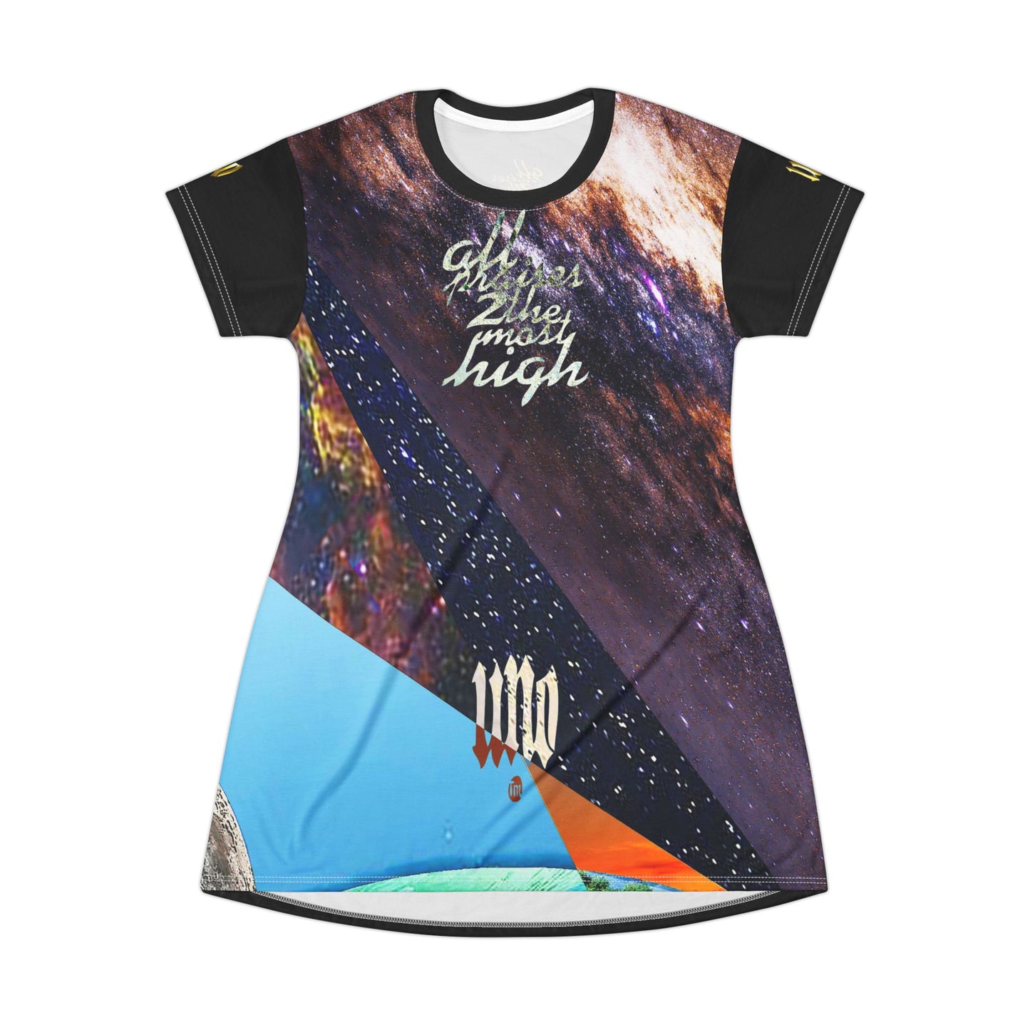 UNO ALLPRAISES IV All Over Print T-Shirt Dress