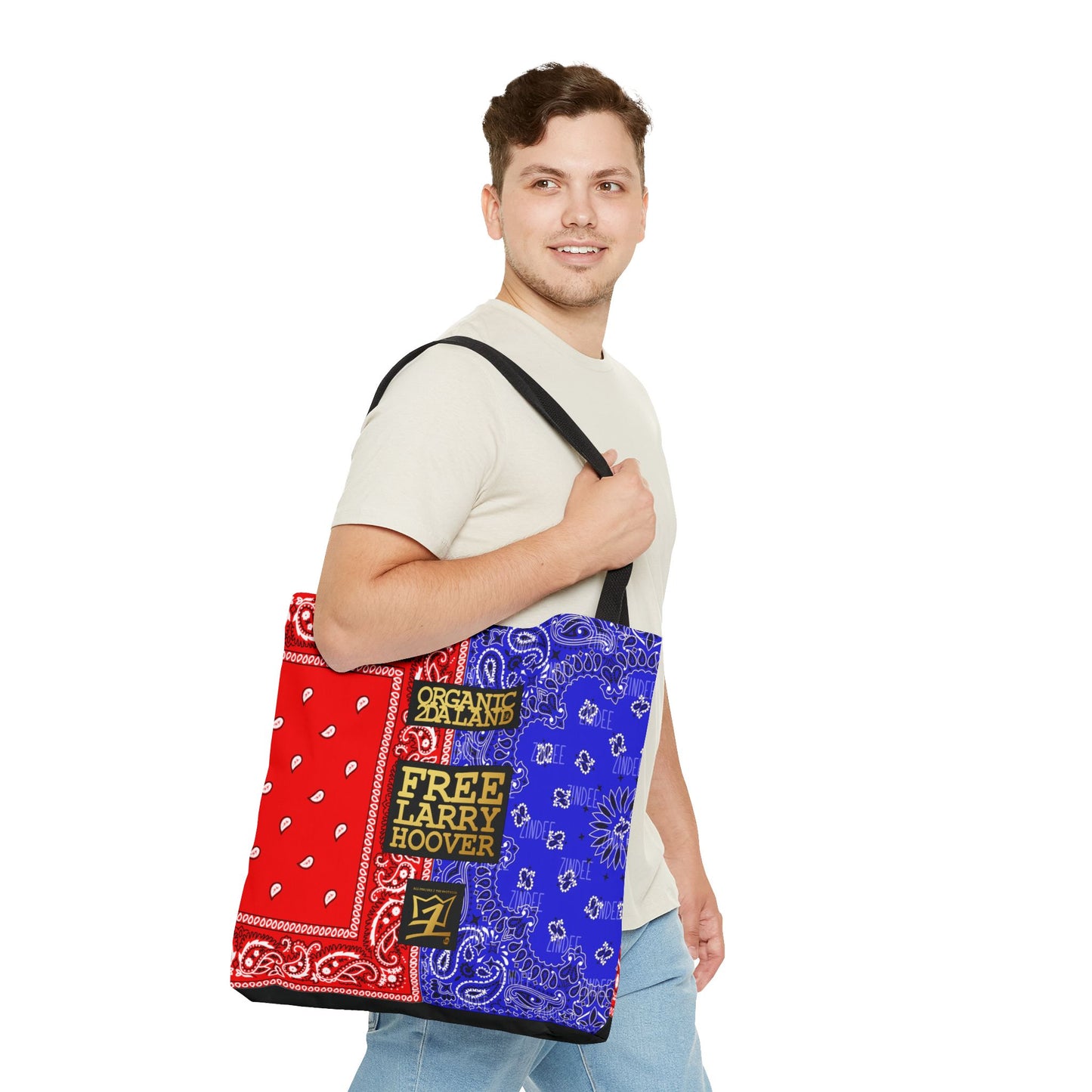 UNO ORGANIC TRIBE=GANG FREE LARRY HOOVER Tote Bag (AOP)