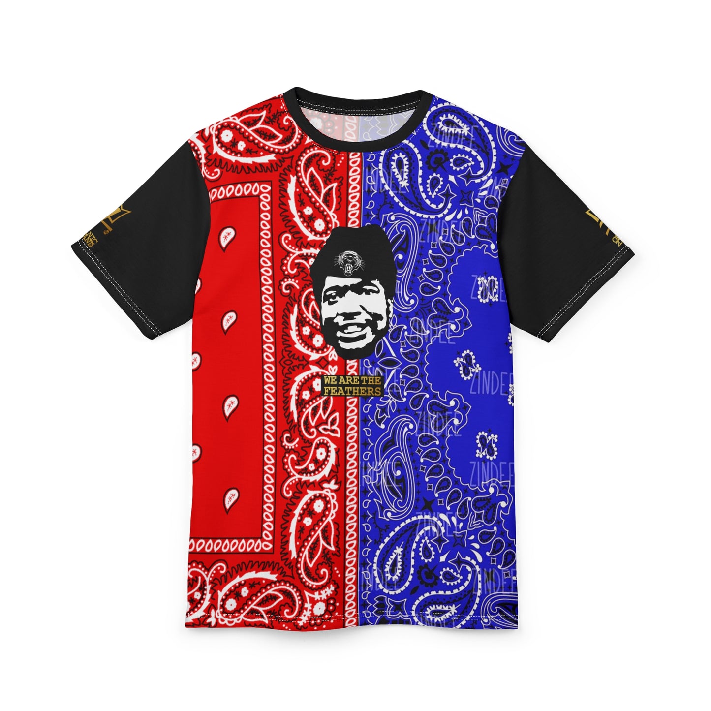 UNO ORGANIC WE ARE THE FEATHERS FREDIS4EVA Unisex Cut & Sew Tee (AOP)