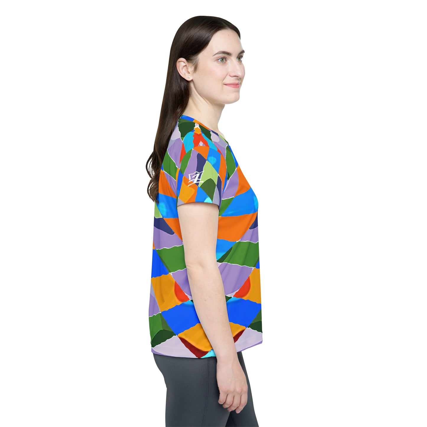 UNO ABSTRACTS Women's Sports Jersey (AOP)