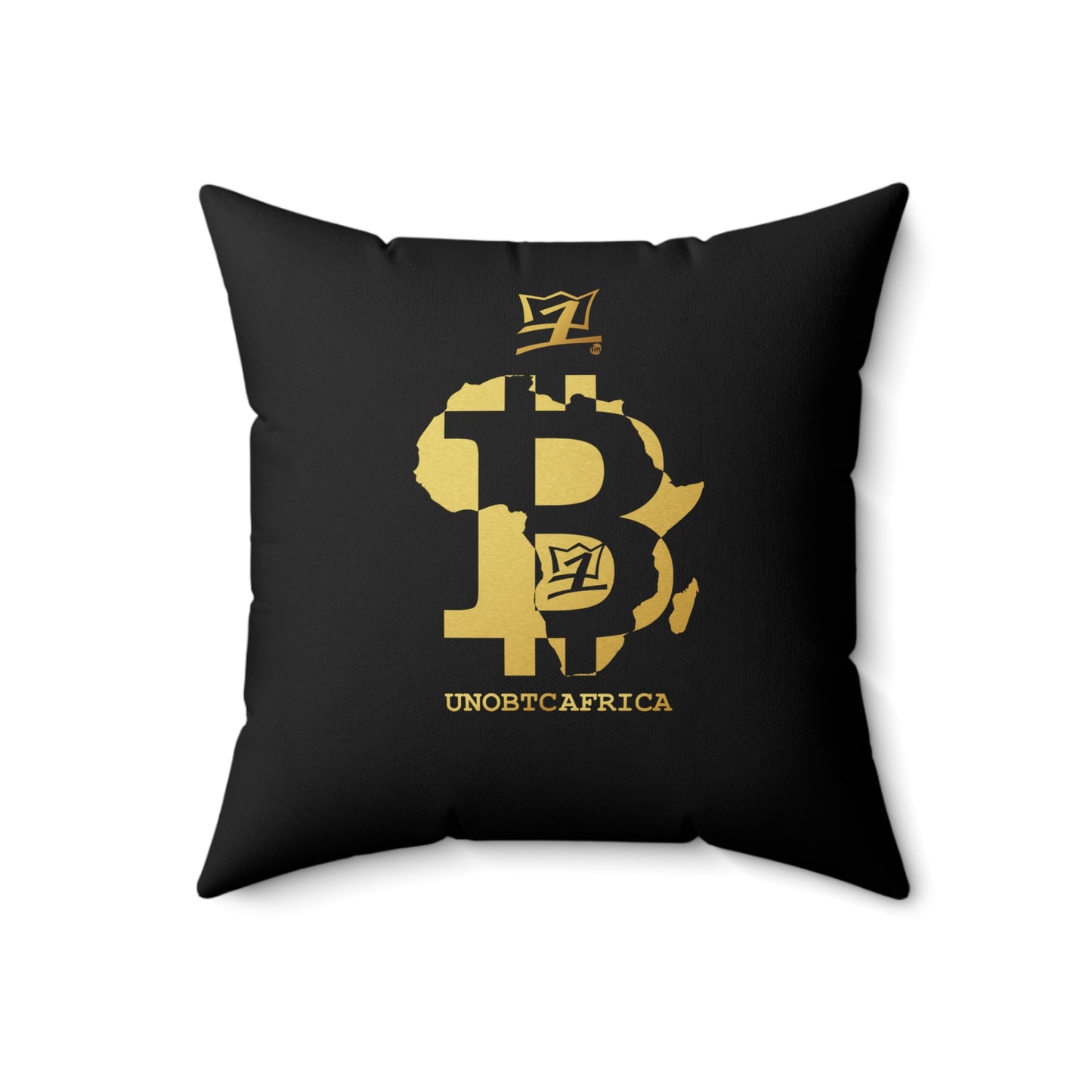 UNOBTCAFRICA Faux Suede Square Pillow