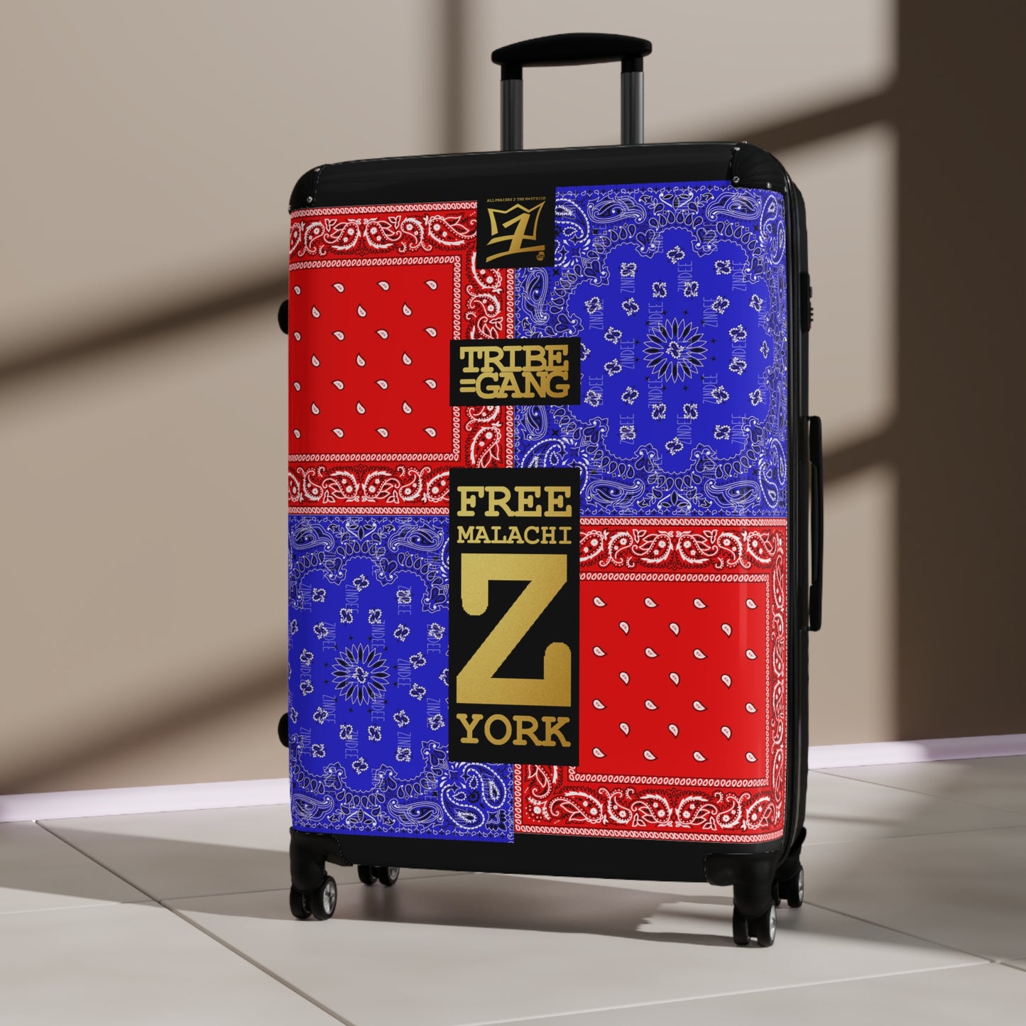 UNO ORGANIC TRIBE=GANG FREE DR.MALACHI Z. YORK Suitcase