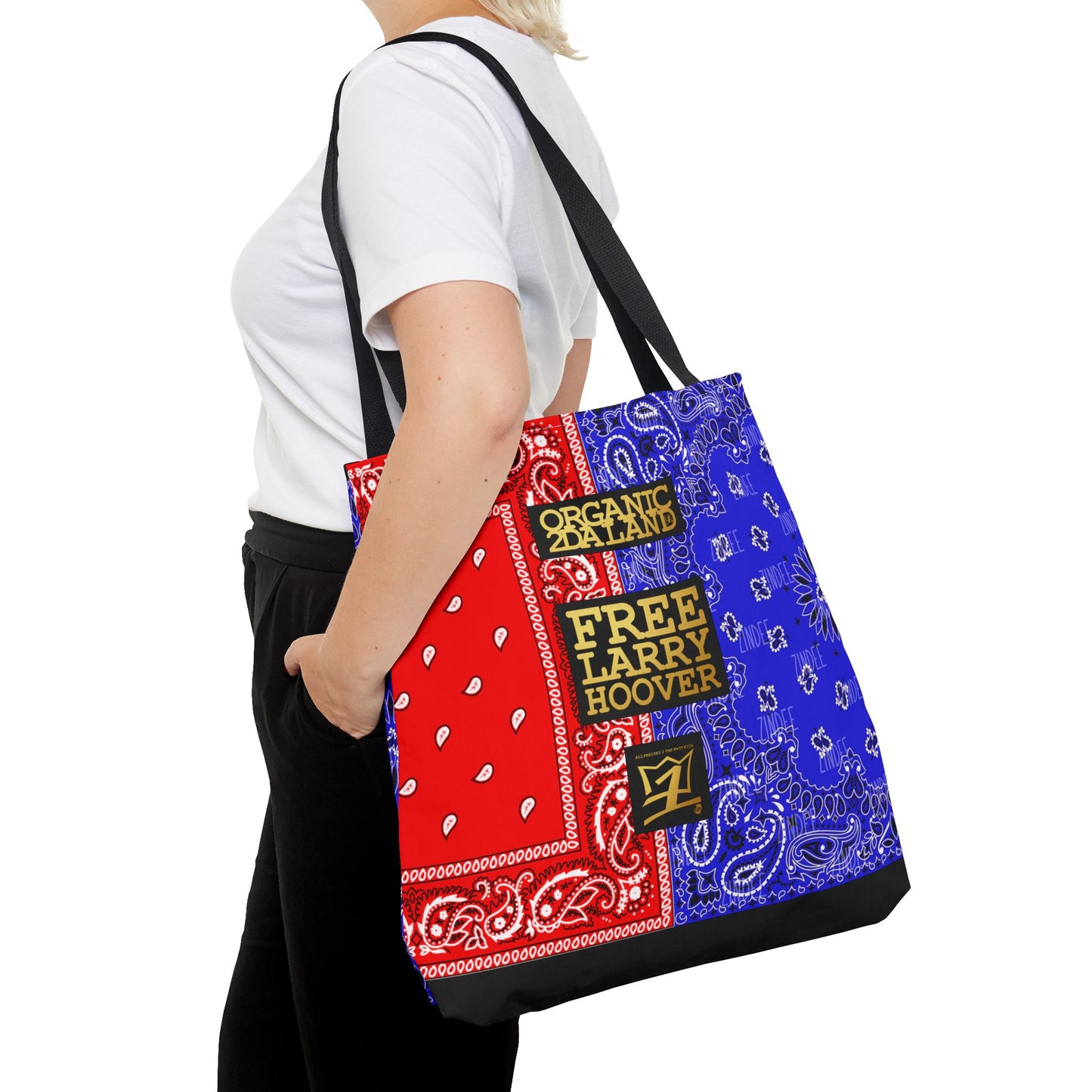 UNO ORGANIC TRIBE=GANG FREE LARRY HOOVER Tote Bag (AOP)