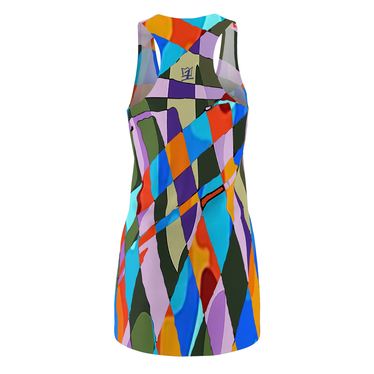 UNO ABSTRACTS Women's Cut & Sew Racerback Dress (AOP)