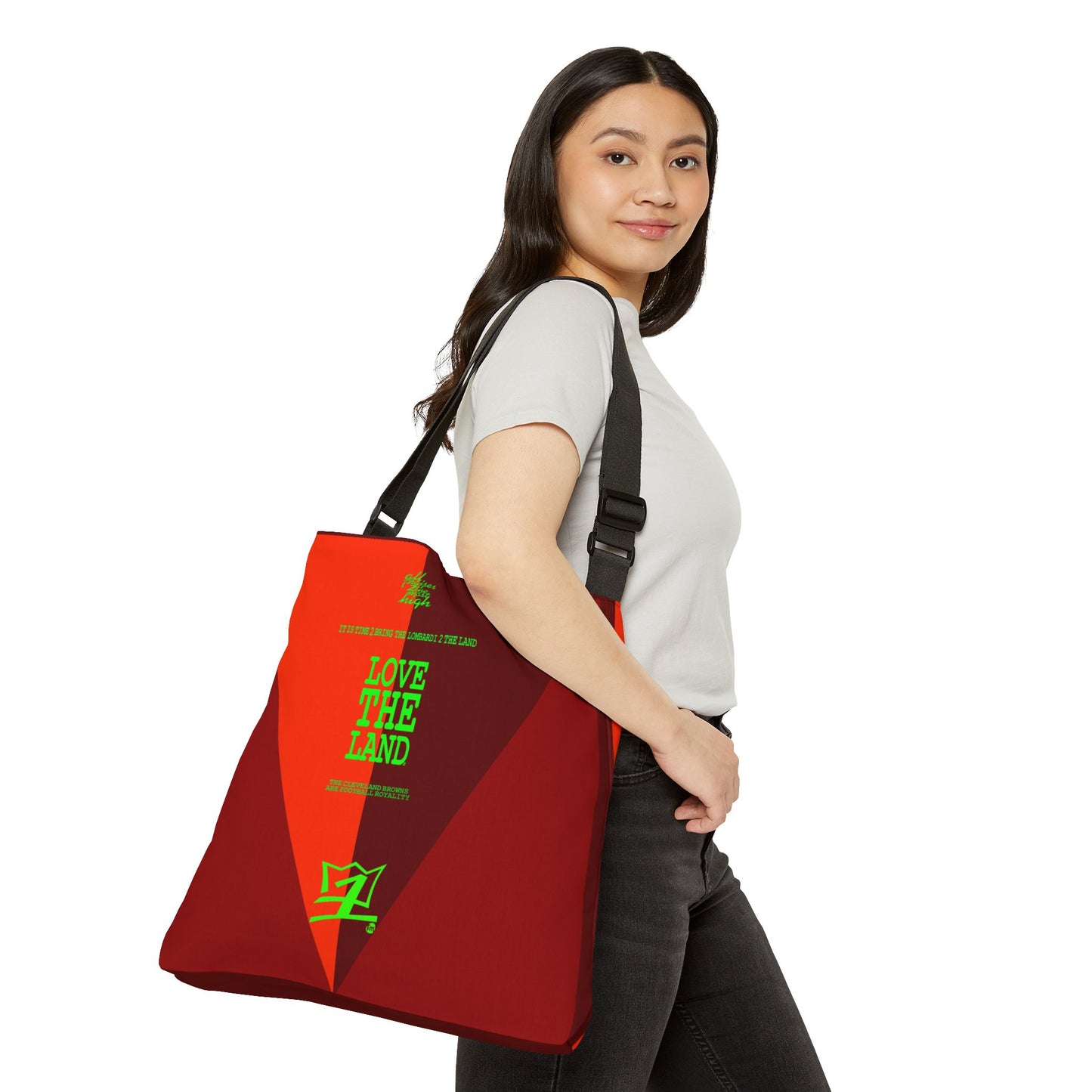UNO LOVETHELAND BROWNSTOWN Adjustable Tote Bag (AOP)
