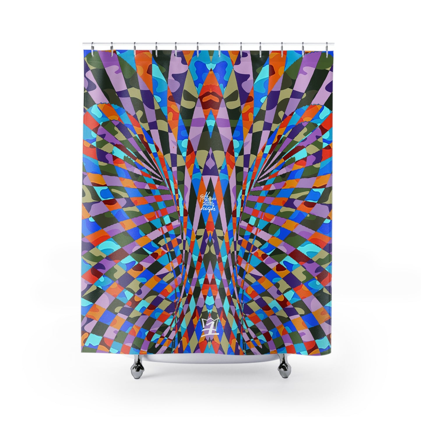 UNO ABSTRACTS Shower Curtains