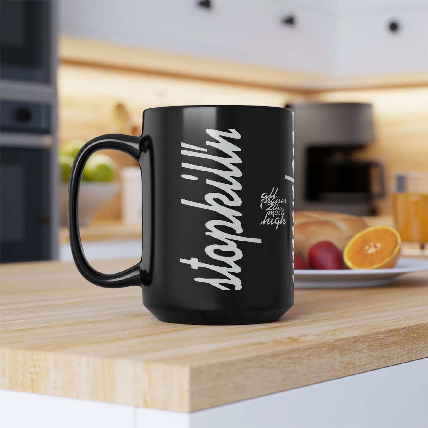 UNO STOPKILL'N Black Mug, 15oz