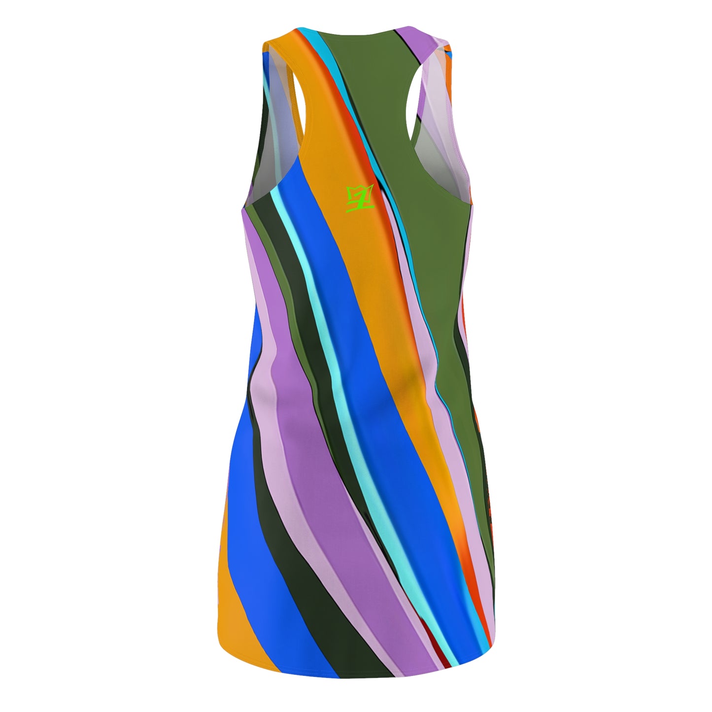 UNO ABSTRACTS Women's Cut & Sew Racerback Dress (AOP)