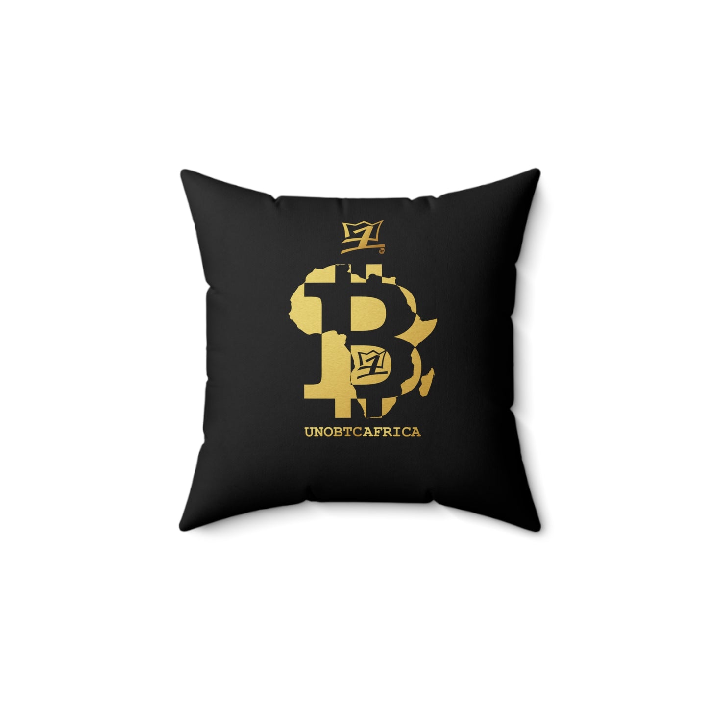 UNOBTCAFRICA Faux Suede Square Pillow