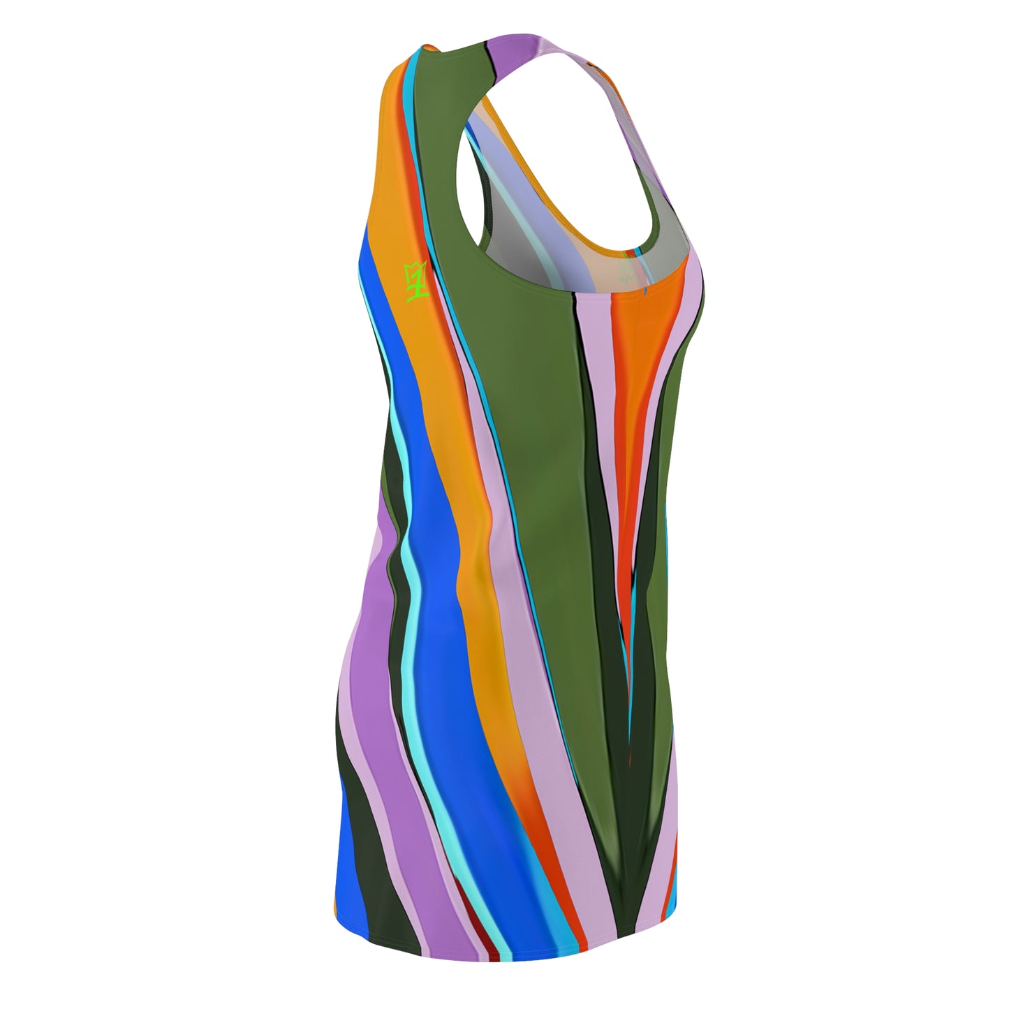UNO ABSTRACTS Women's Cut & Sew Racerback Dress (AOP)