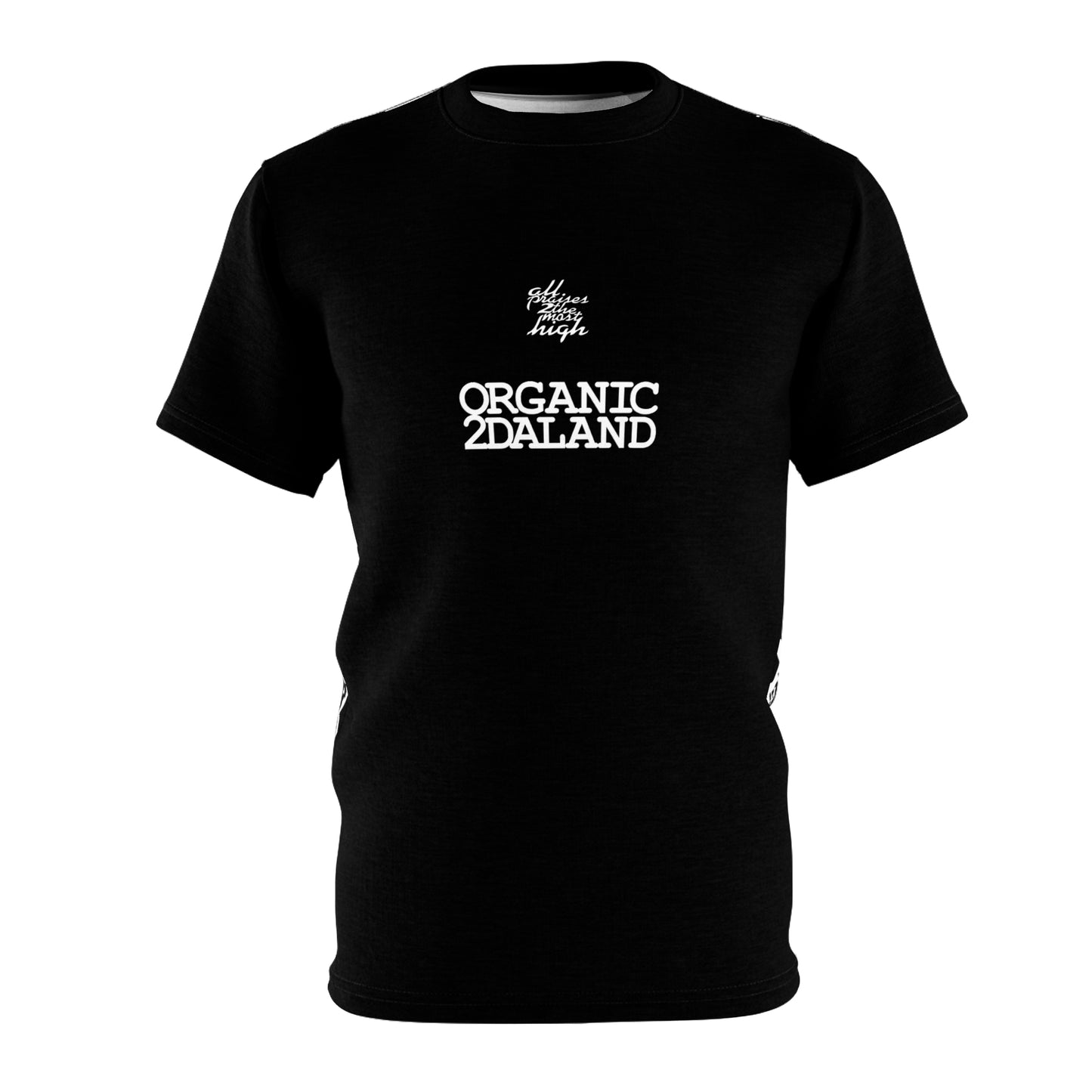 UNO ORGANIC ANGEL MALCOLM FREE LARRY HOOVER Unisex Cut & Sew Tee (AOP)