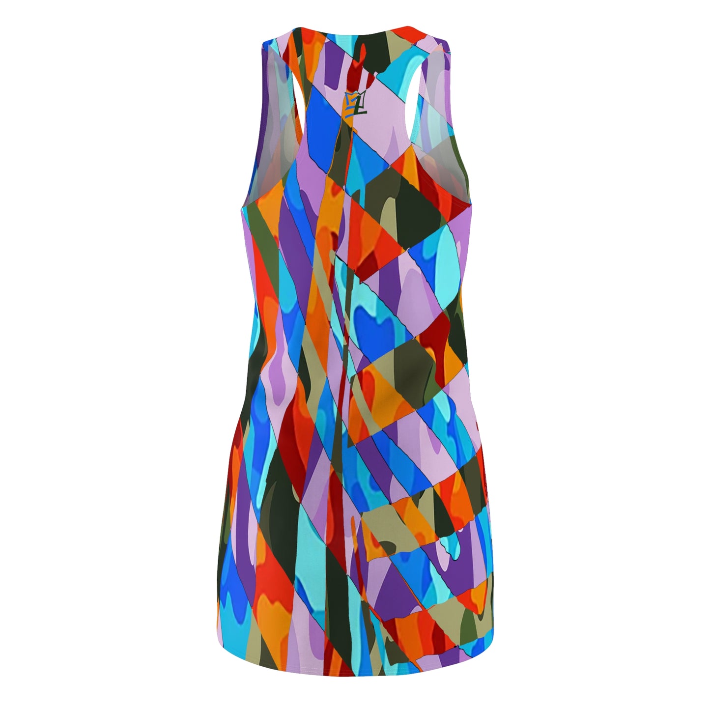 UNO ABSTRACTS Women's Cut & Sew Racerback Dress (AOP)