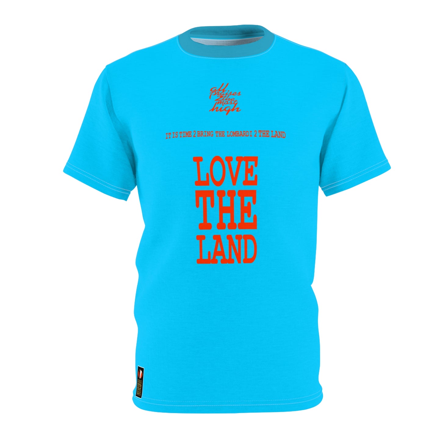 UNO LOVETHELAND LOVEDABROWNS Unisex Cut & Sew Tee (AOP)