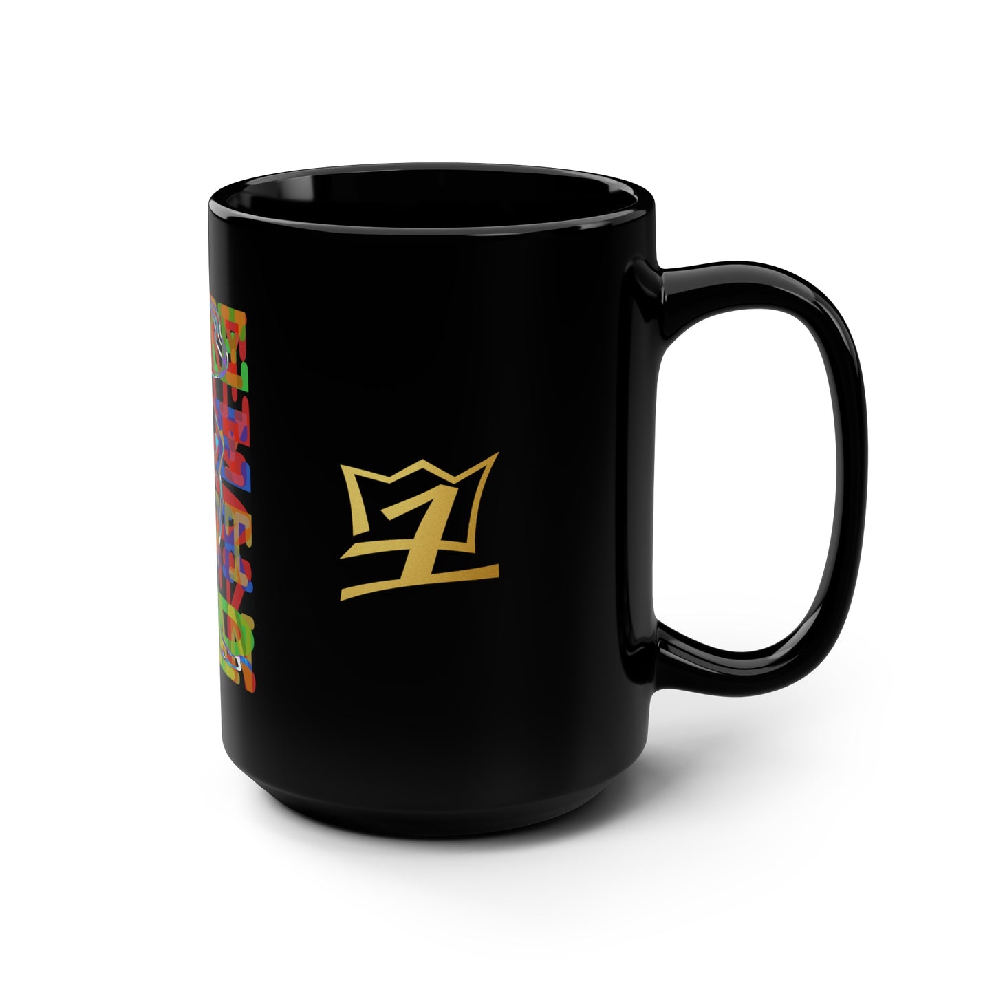 UNO GEKKO 2THEREPUBLIC EVERYBODY AIN'T HUMAN Black Mug, 15oz