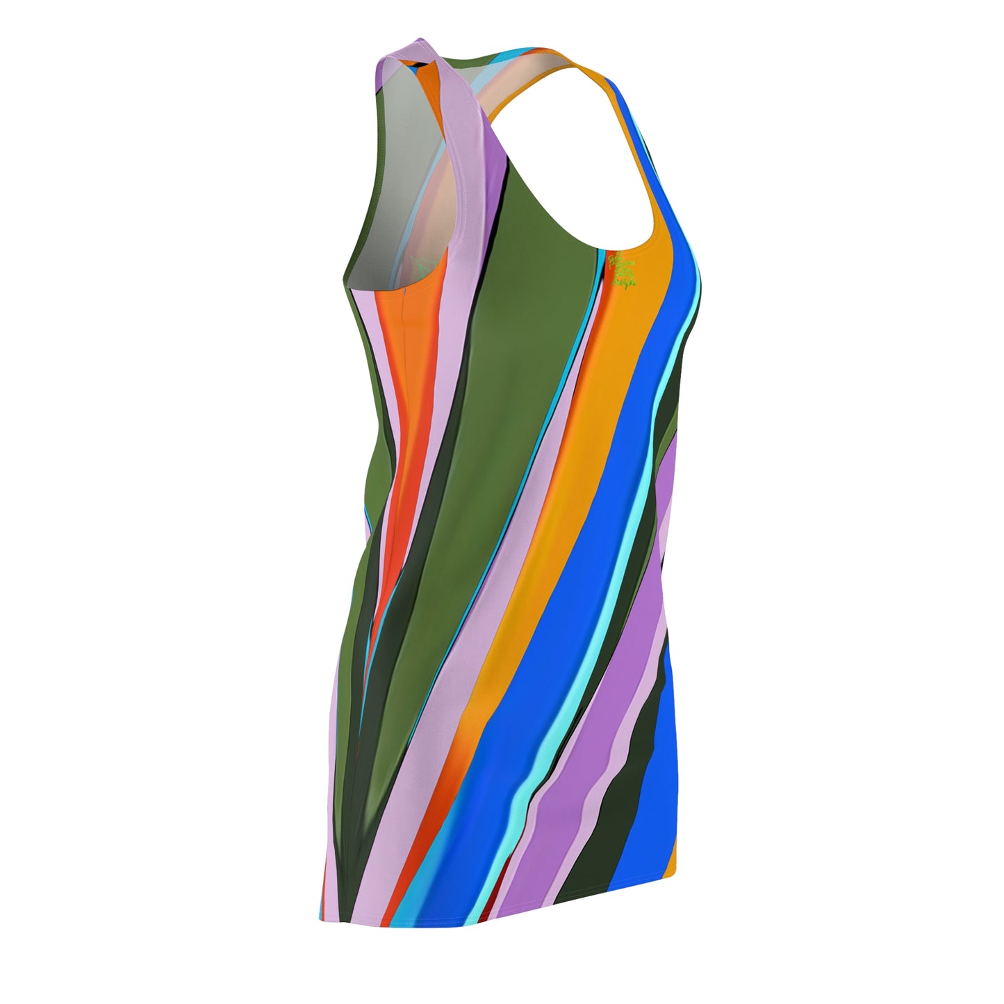 UNO ABSTRACTS Women's Cut & Sew Racerback Dress (AOP)