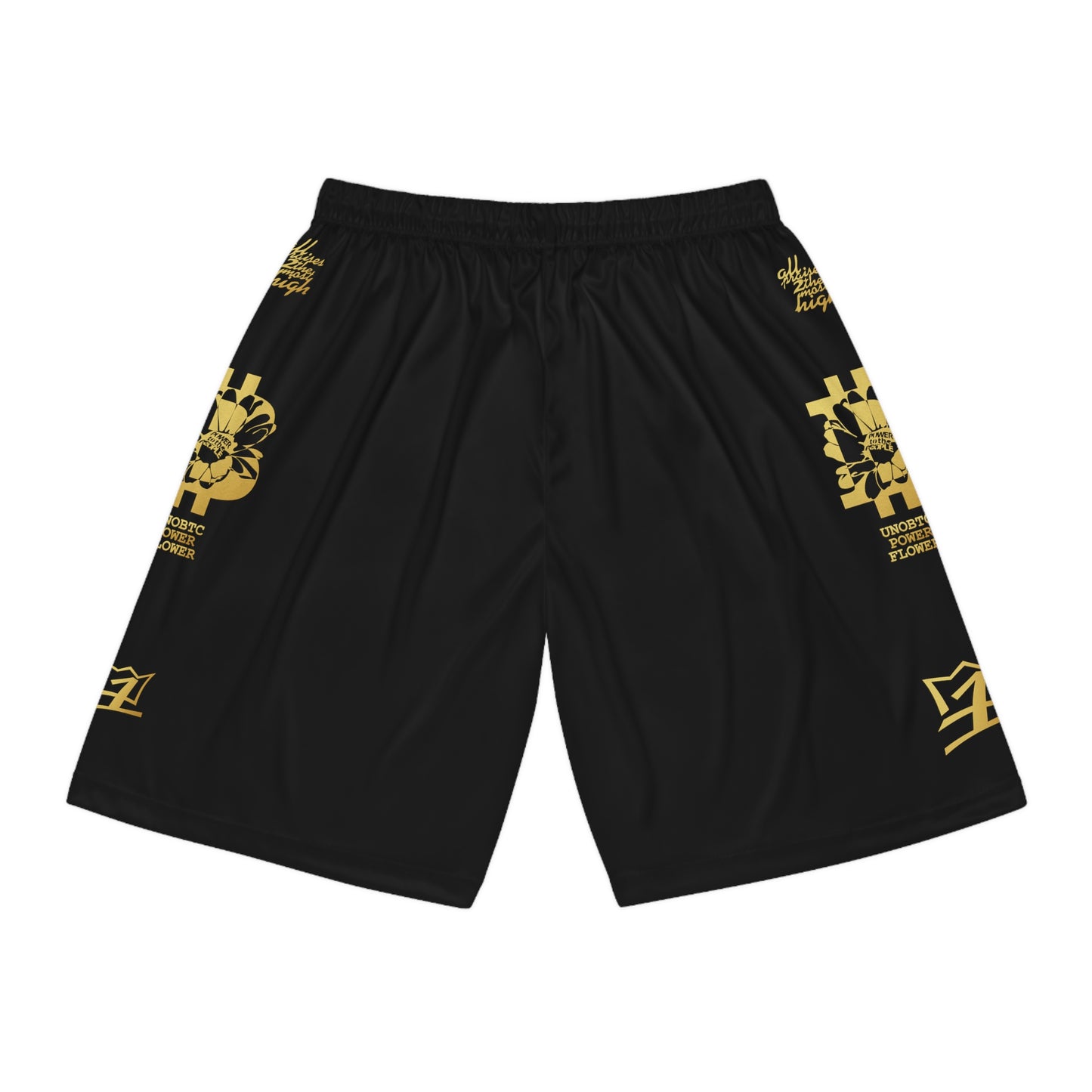 UNOBTCPOWERFLOWER Basketball Shorts