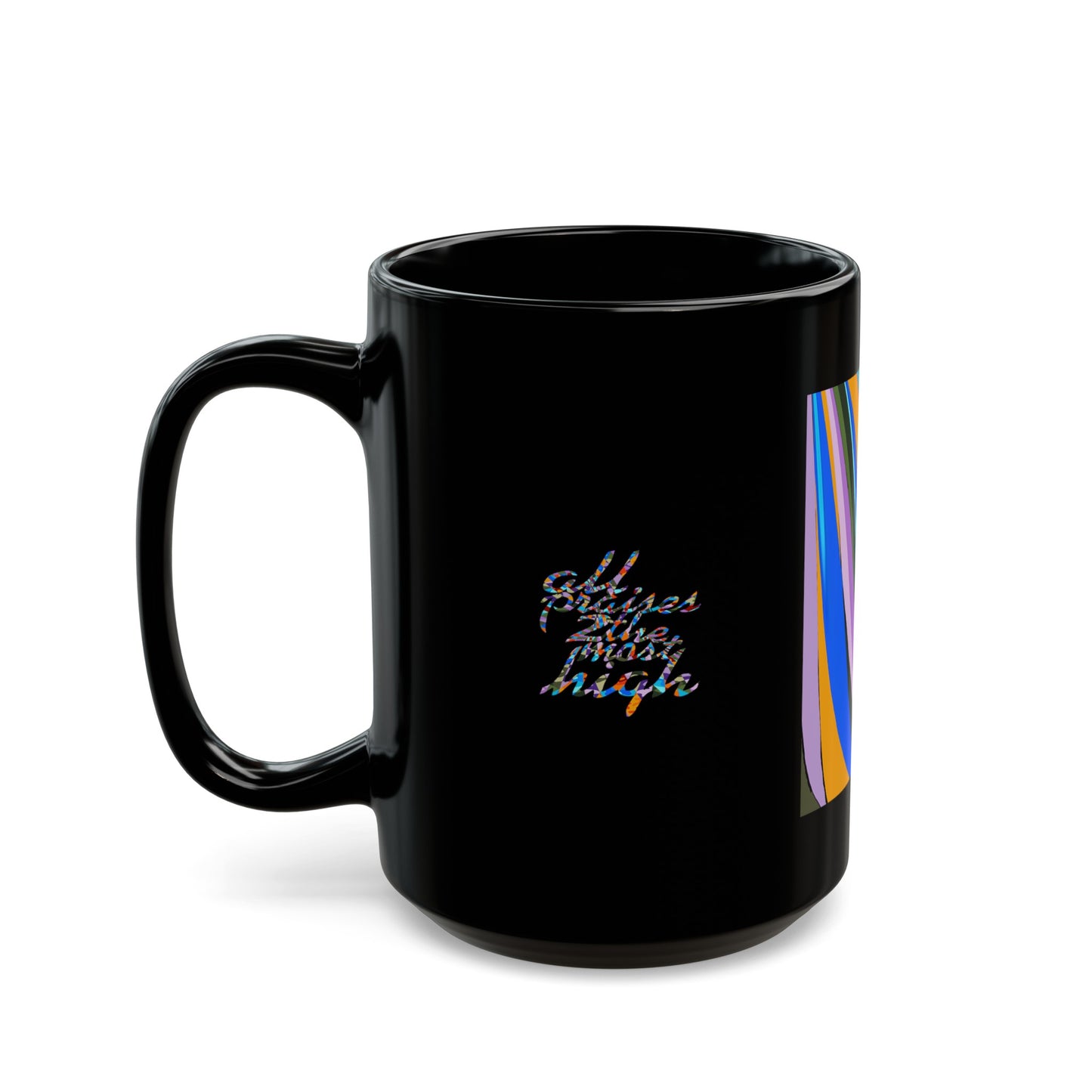 UNO ABSTRACT Black Mug (11oz, 15oz)