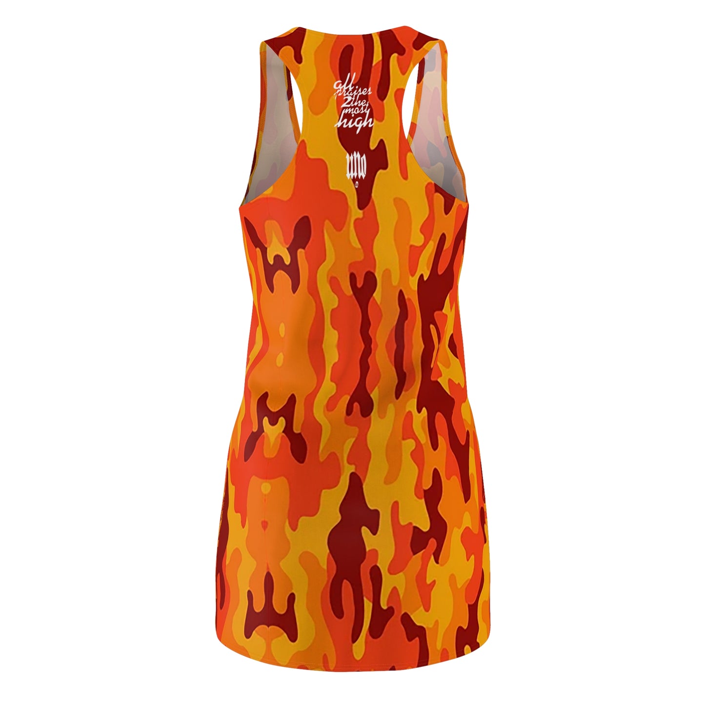 UNO ALL PRAISES Women's Cut & Sew Racerback Dress Camo Collection
