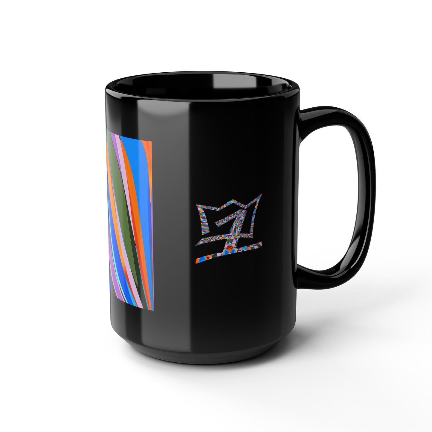 UNO ABSTRACT Black Mug (11oz, 15oz)