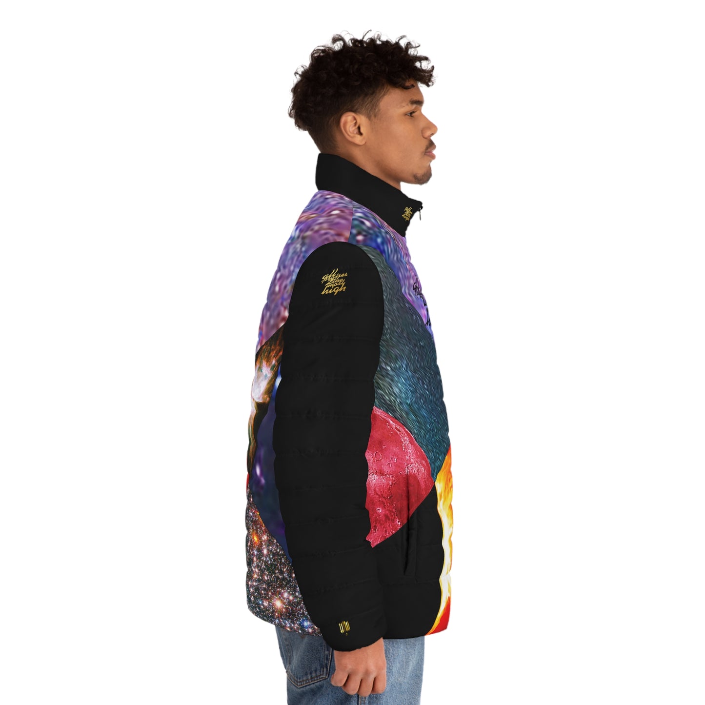 UNO ALLPRAISES III Men's Puffer Jacket (AOP)