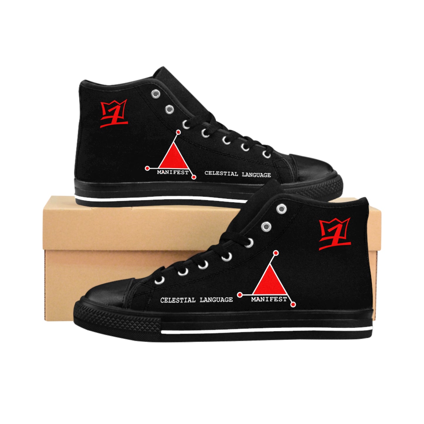 UNO ABSTRACS CELESTIAL LANGUAGE Men's Classic Sneakers