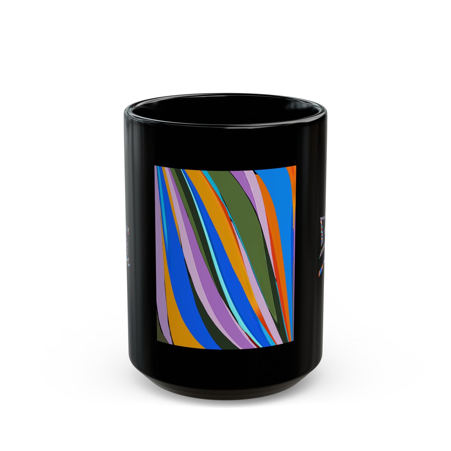 UNO ABSTRACT Black Mug (11oz, 15oz)