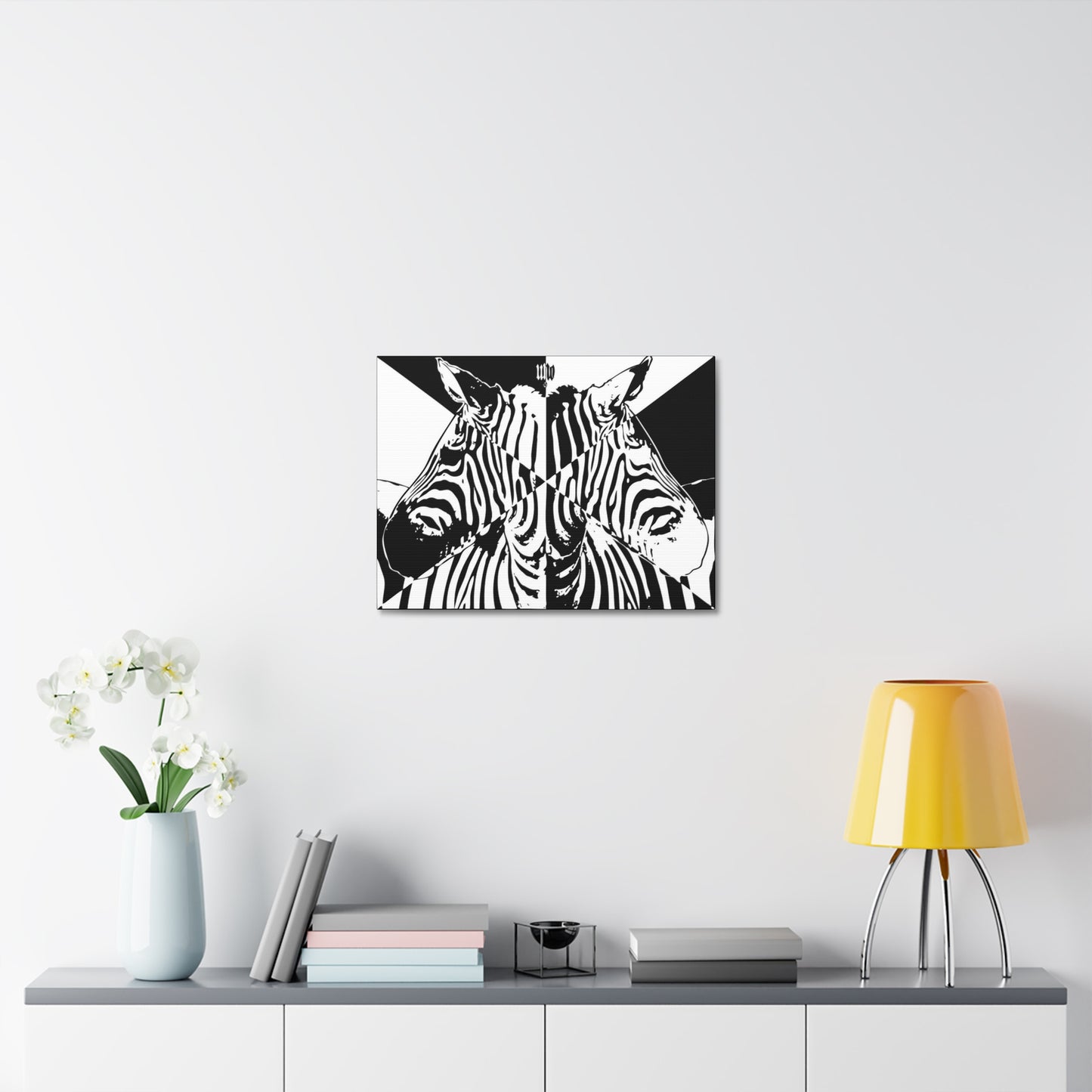 UNO STOPKILLN' LOVEZEBRA 16'x12', 24'x18', 30'x24' Stretched Canvas