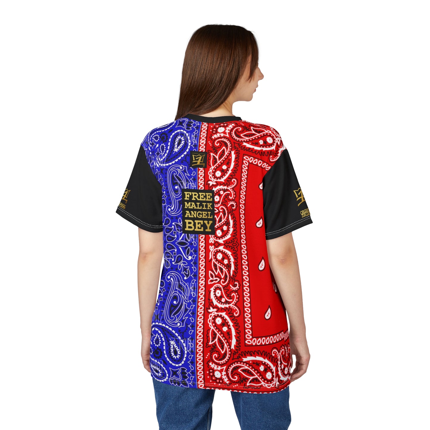 UNO ORGANIC WE ARE THE FEATHERS FREDIS4EVA Unisex Cut & Sew Tee (AOP)