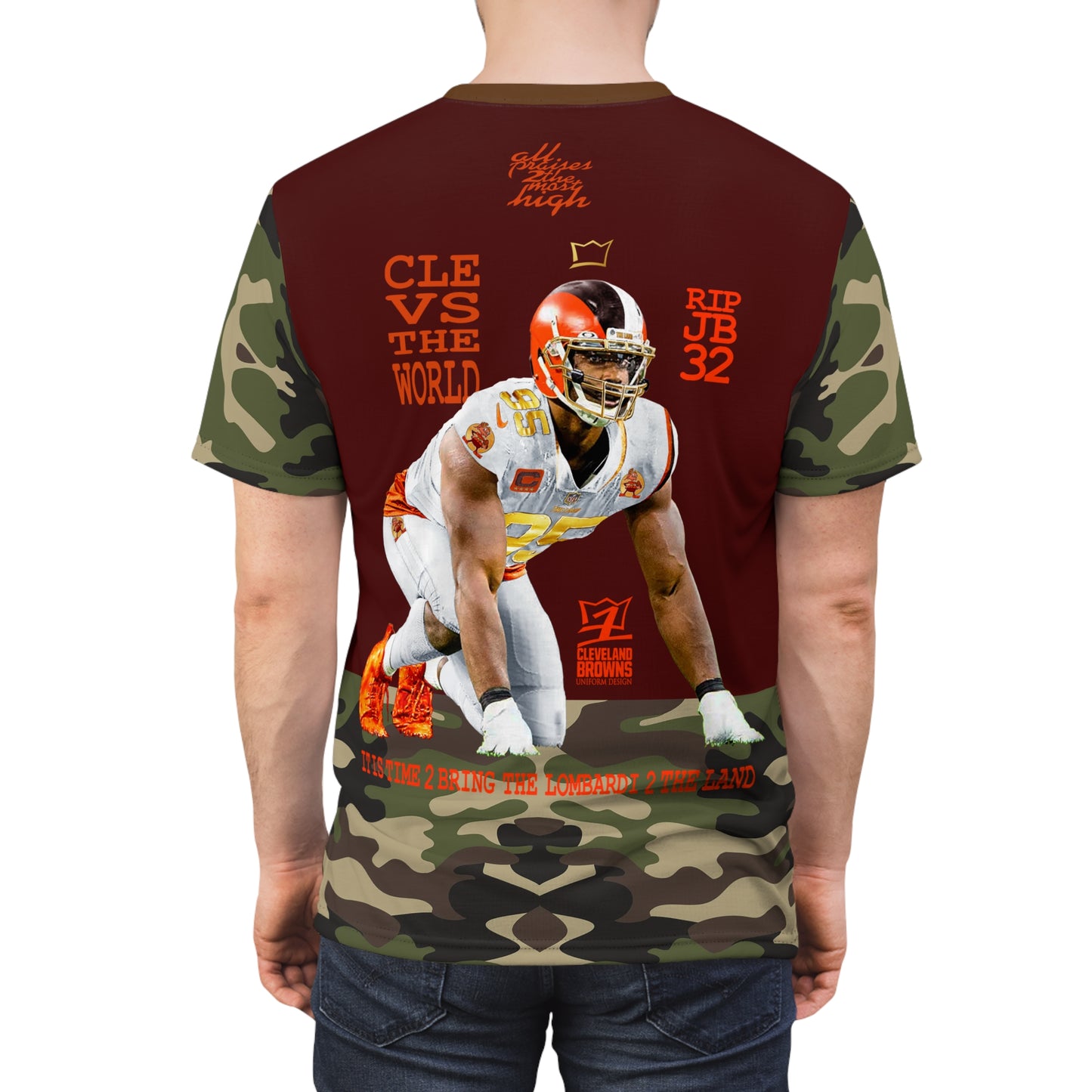 UNO LOVETHELAND BEST IN THE WORLD Unisex AOP Cut & Sew Tee Camo Collection