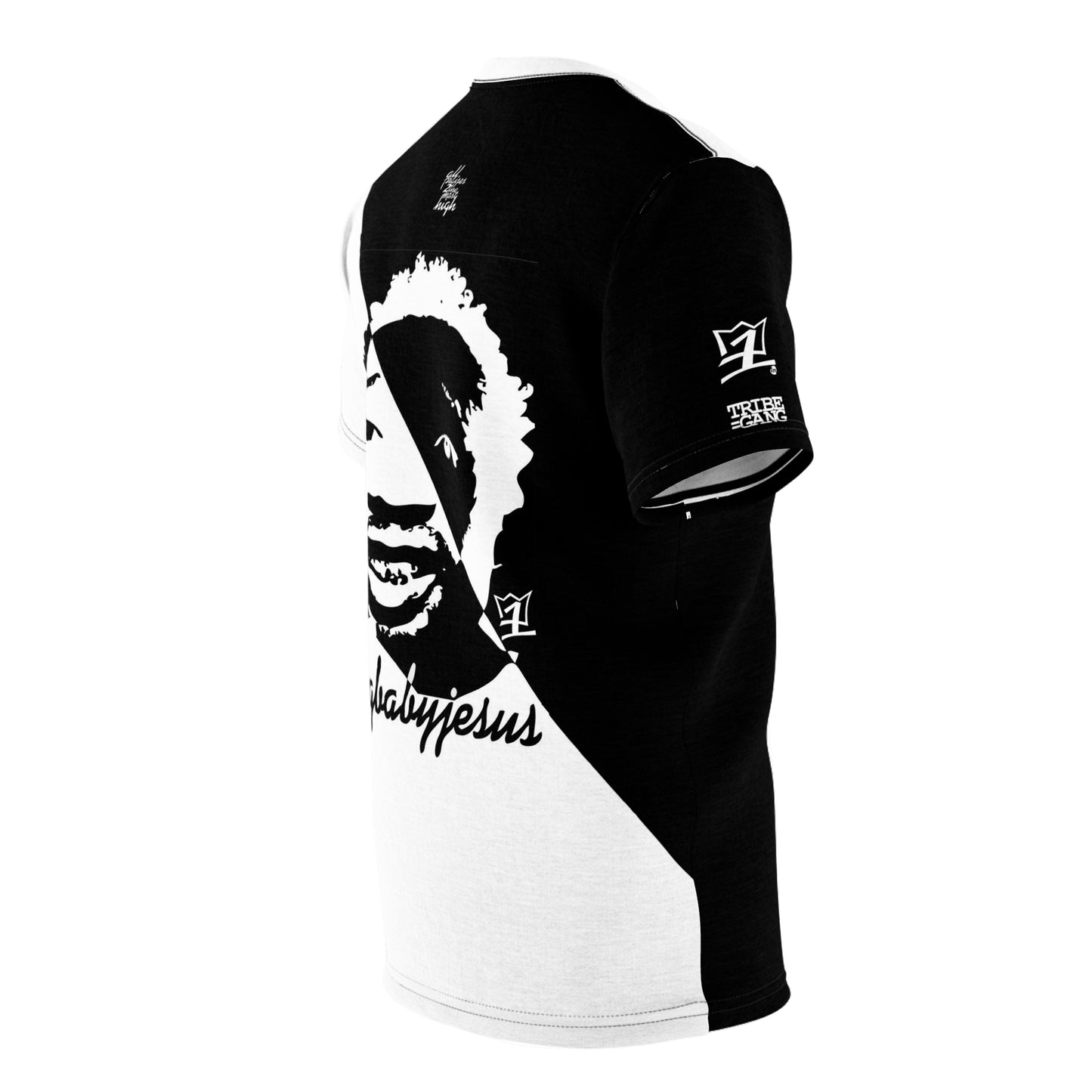 UNO ORGANIC WE ARE THE FEATHERS BIGBABYJESUS Unisex Cut & Sew Tee (AOP)