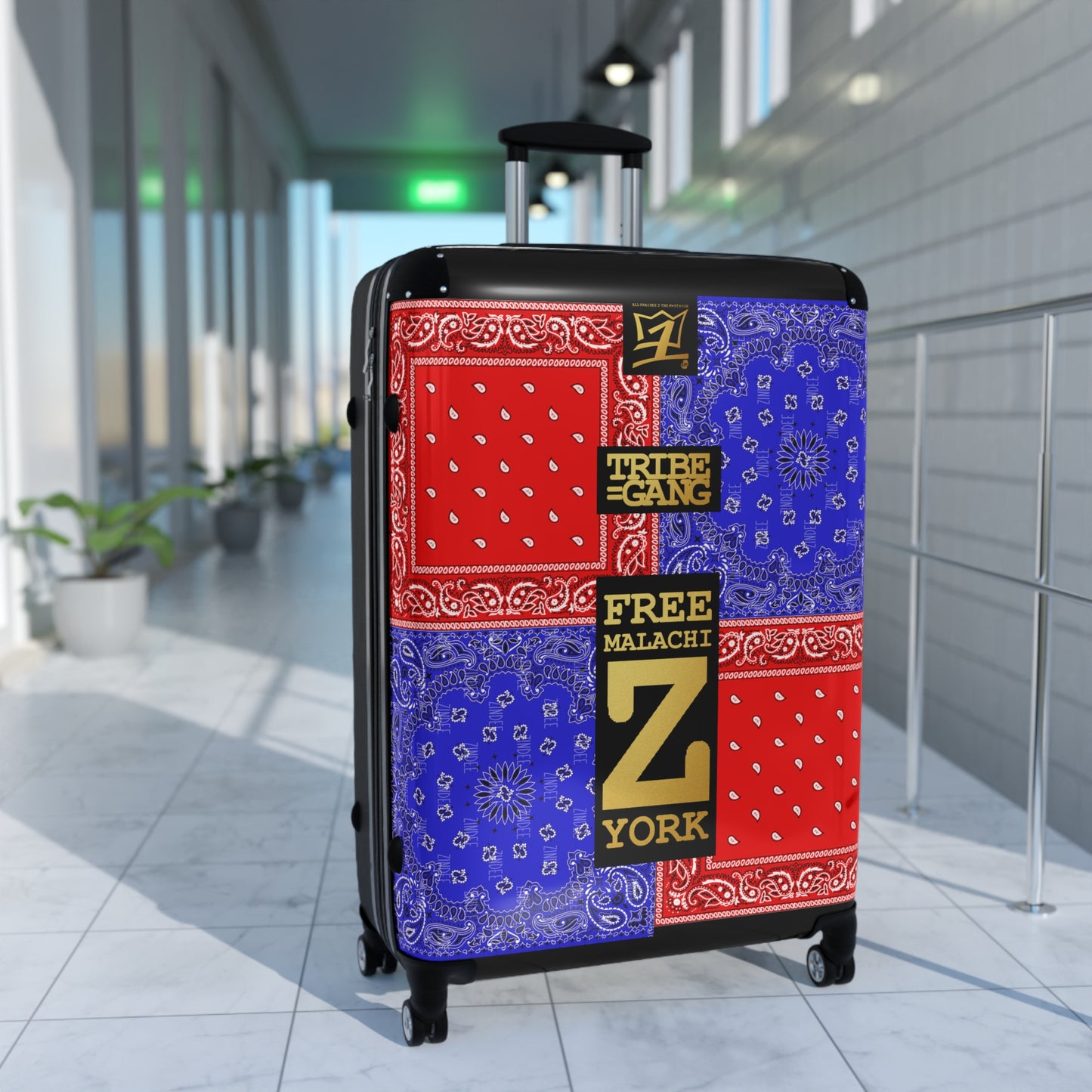 UNO ORGANIC TRIBE=GANG FREE DR.MALACHI Z. YORK Suitcase